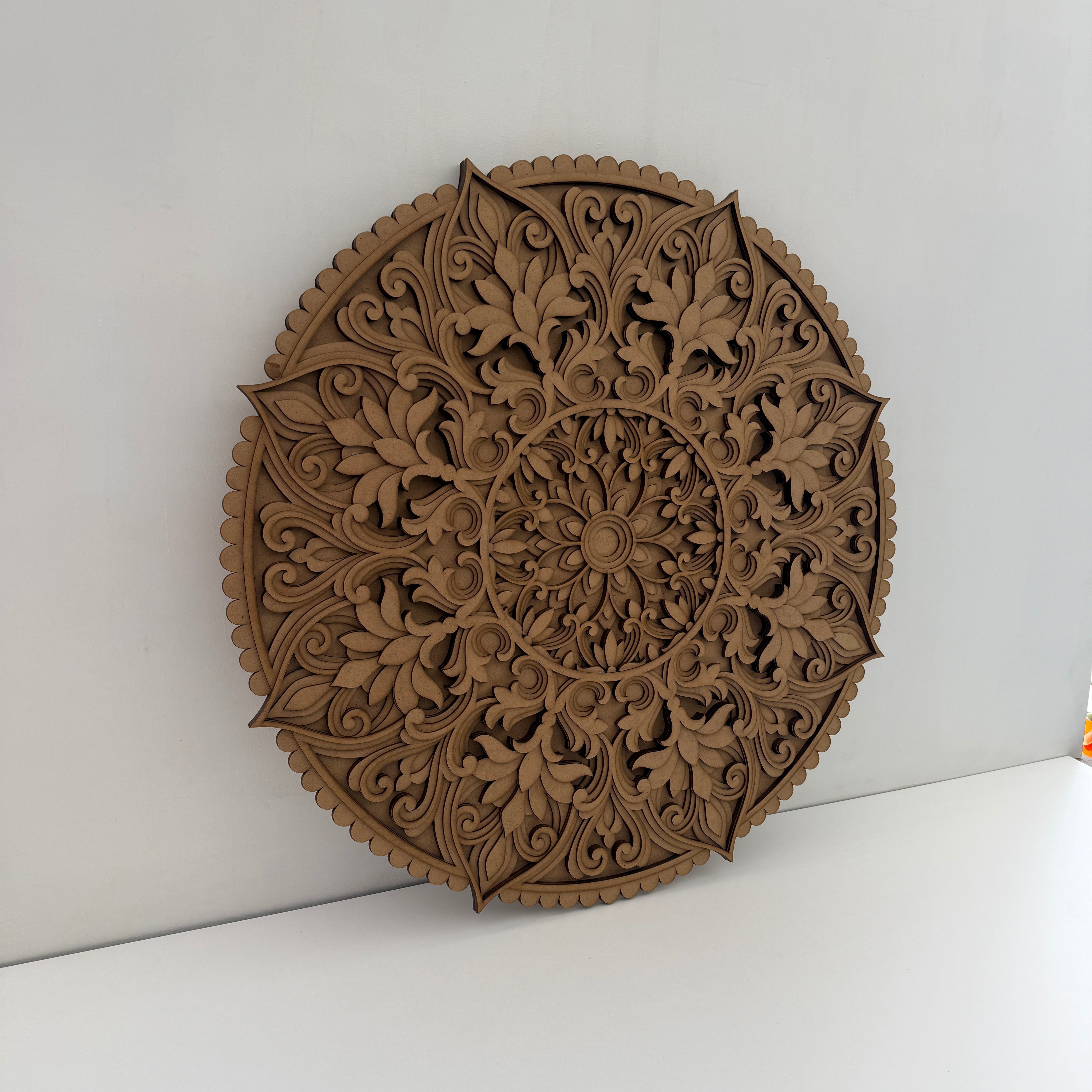 MANDALA WOOD Wall Decor, Sacred Geometry Art, Living Room Decor, Handcrafted Rustic Boho Home Accent, Mandala 3D Wood Art, New Home Gift