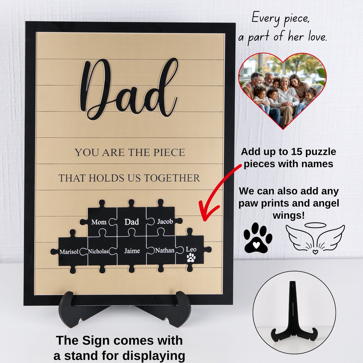 Christmas Gifts for Dad from kids, Thoughtful Birthday Gifts for Dad, Father's Day gift for Dad Grandpa, Meaningful gifts for Dad