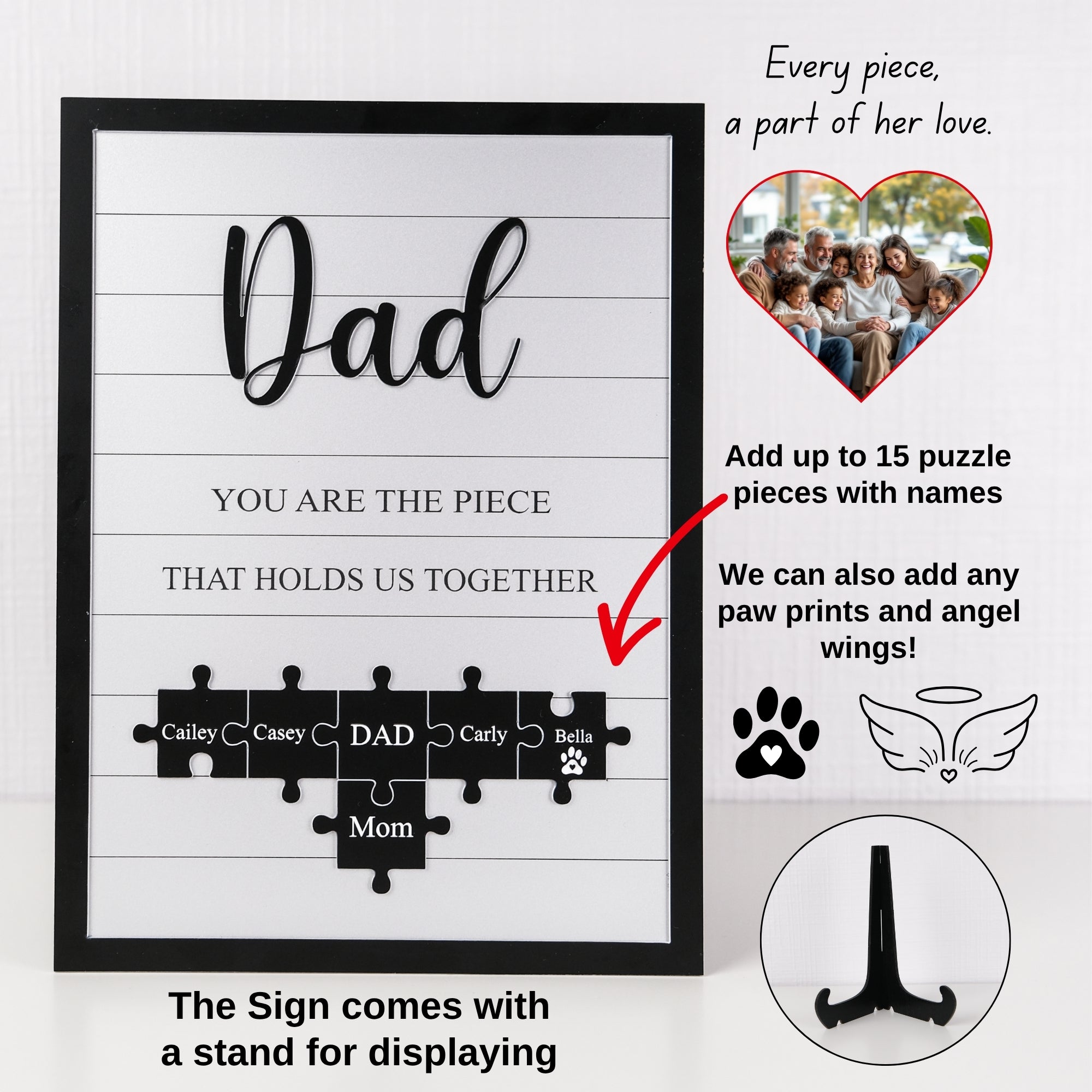 Christmas Gifts for Dad from kids, Thoughtful Birthday Gifts for Dad, Father's Day gift for Dad Grandpa, Meaningful gifts for Dad