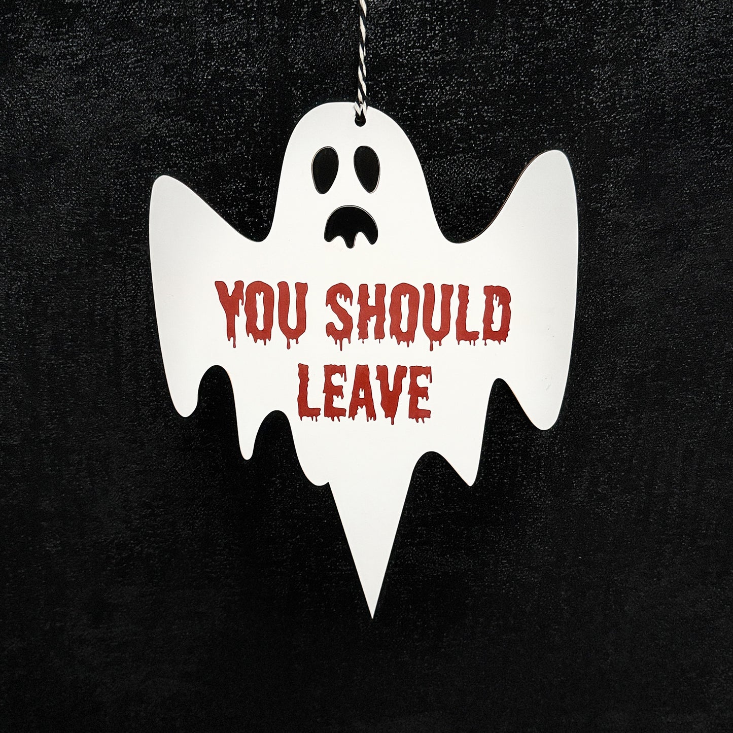 Custom Set of Halloween Decorations Ghost & Monster Decor, Outdoor and Indoor Waterproof Halloween Garden stakes, Hanging Signs, Fall Decor