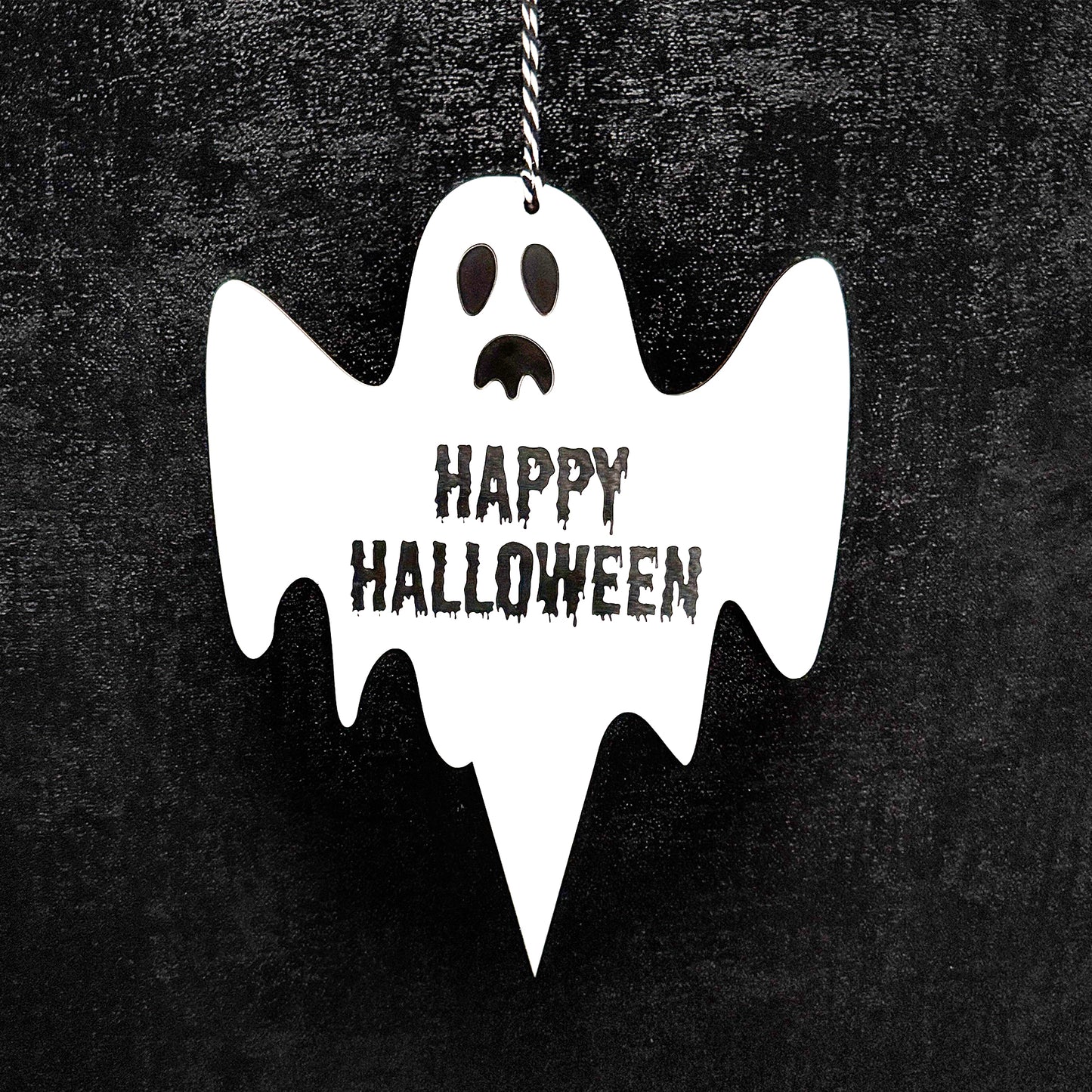 Custom Set of Halloween Decorations Ghost & Monster Decor, Outdoor and Indoor Waterproof Halloween Garden stakes, Hanging Signs, Fall Decor
