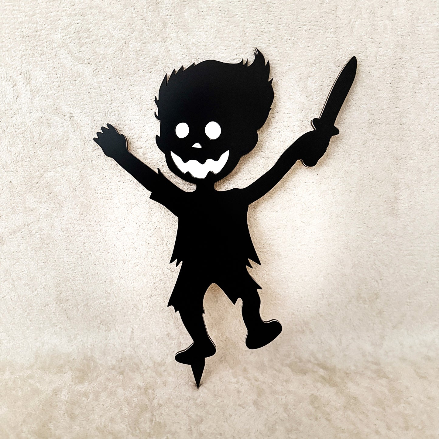 Custom Set of Halloween Decorations Ghost & Monster Decor, Outdoor and Indoor Waterproof Halloween Garden stakes, Hanging Signs, Fall Decor