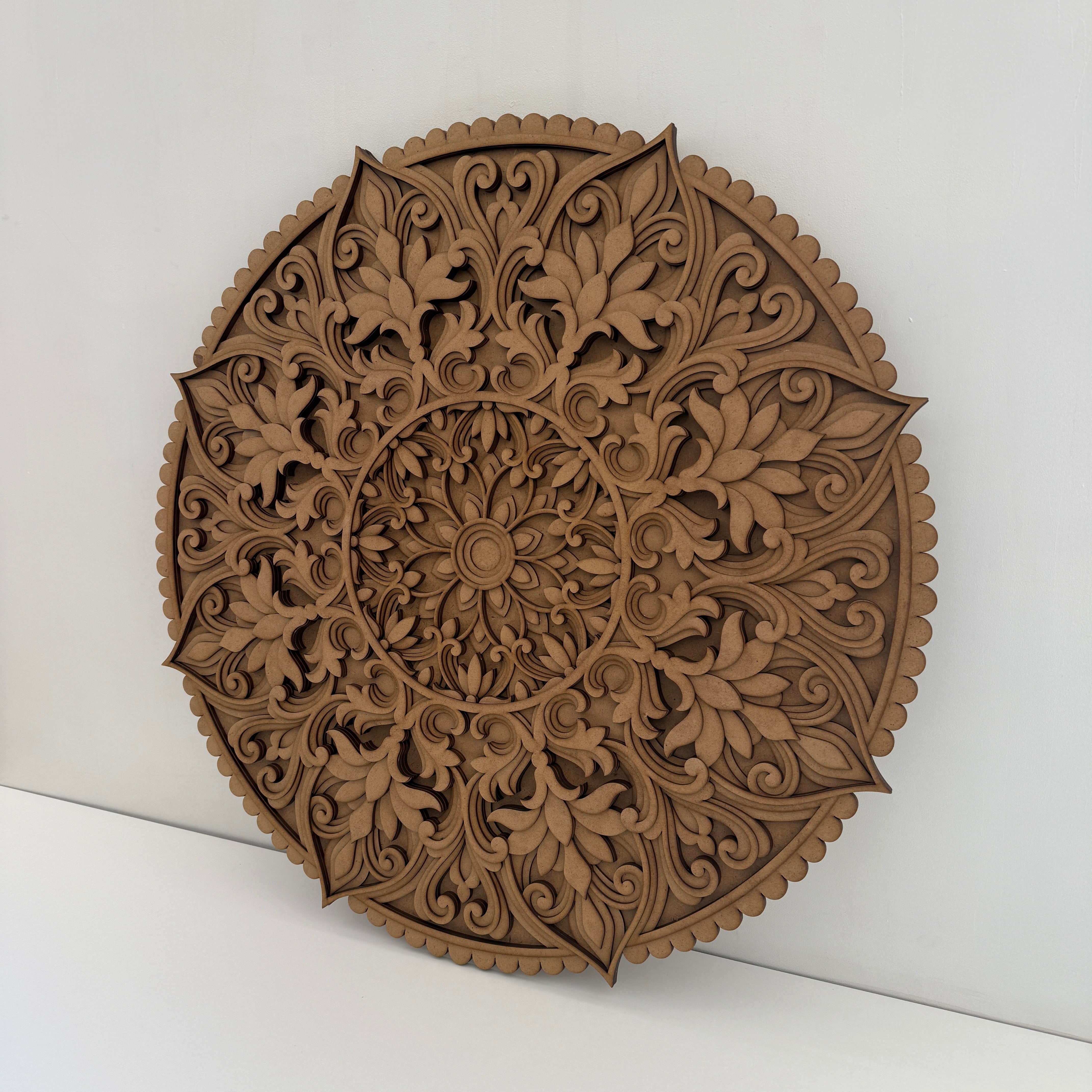 MANDALA WOOD Wall Decor, Sacred Geometry Art, Living Room Decor, Handcrafted Rustic Boho Home Accent, Mandala 3D Wood Art, New Home Gift