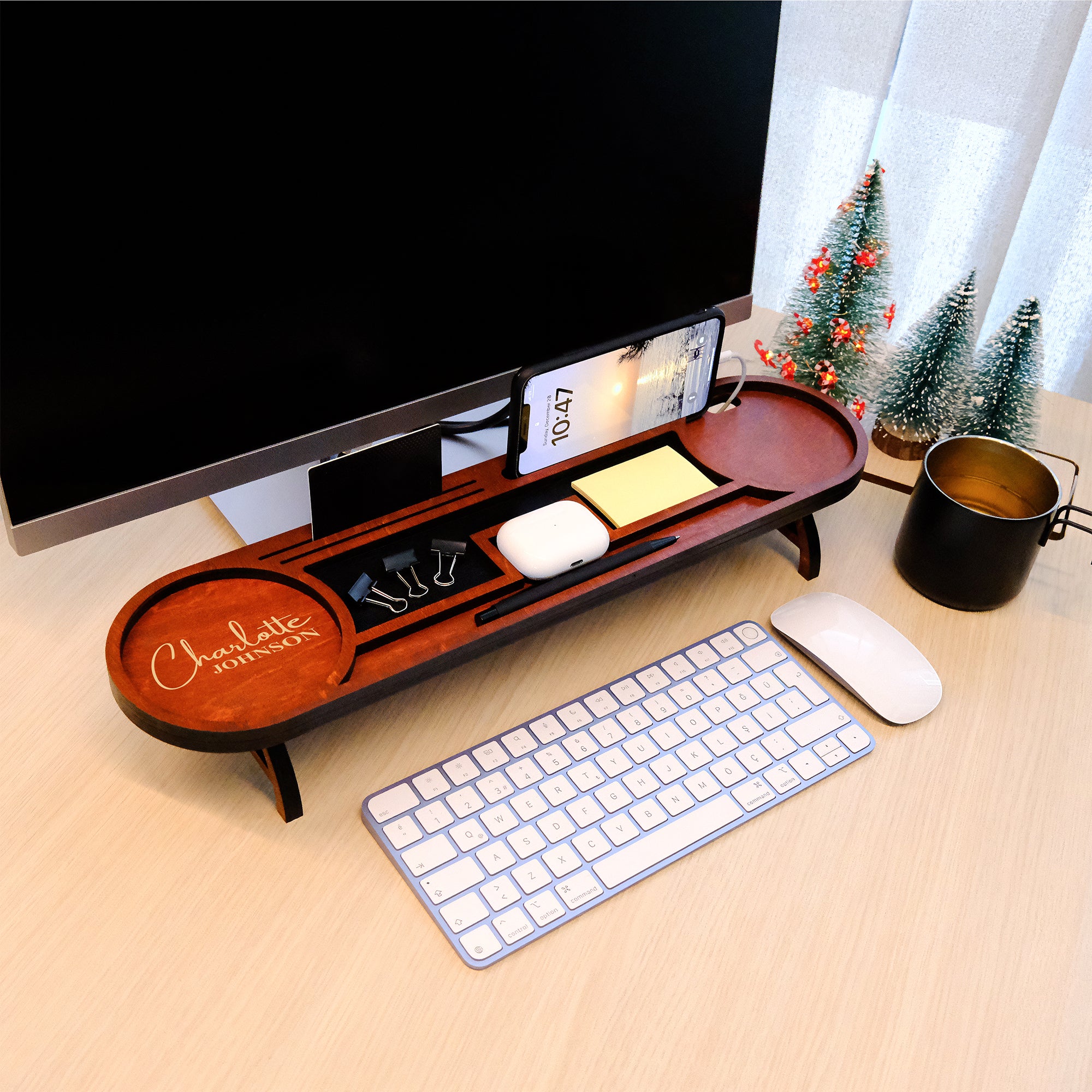 Individuelle Dockingstation aus Holz