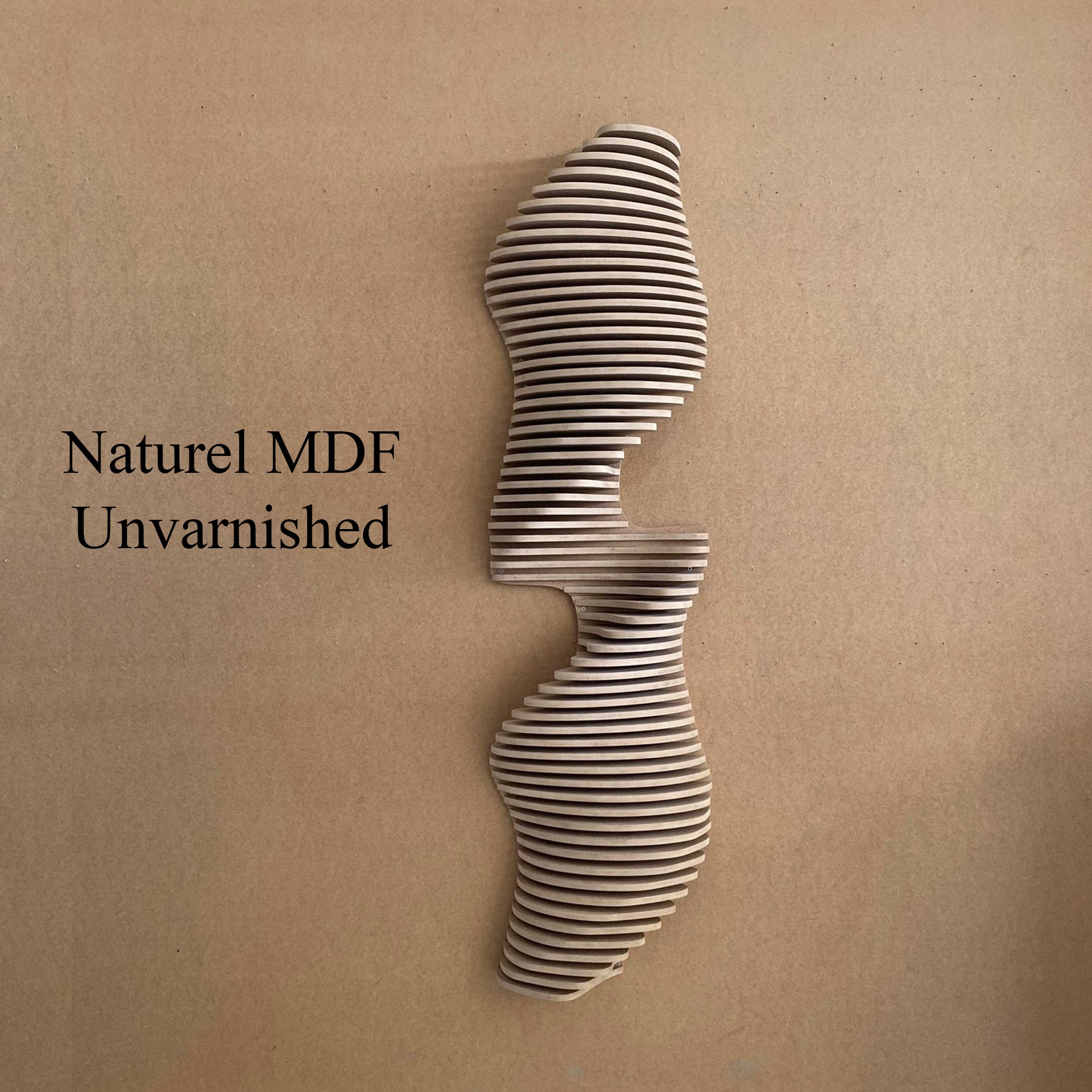 Parametric Wall Art | Vertical 3D Acoustic Panel | Large Wall Hangings | Vertical Wall sculpture | Wood Wall Décor | Living room decorations