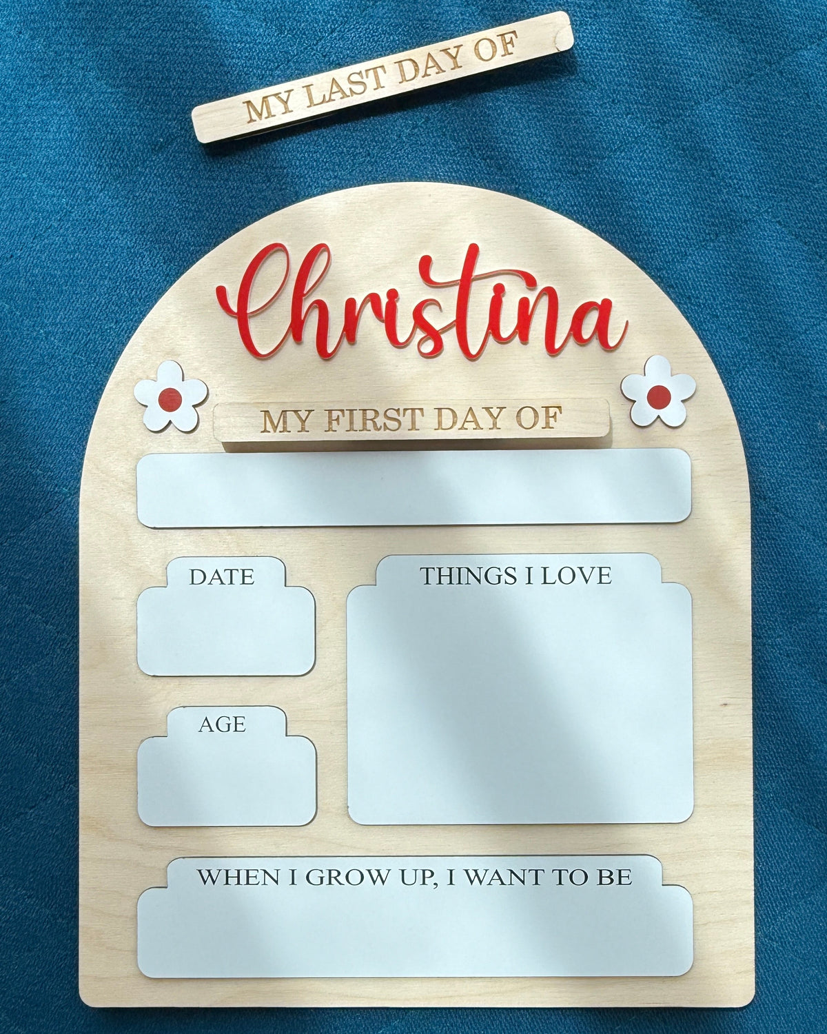 Personalized back to school sign, Girls Theme