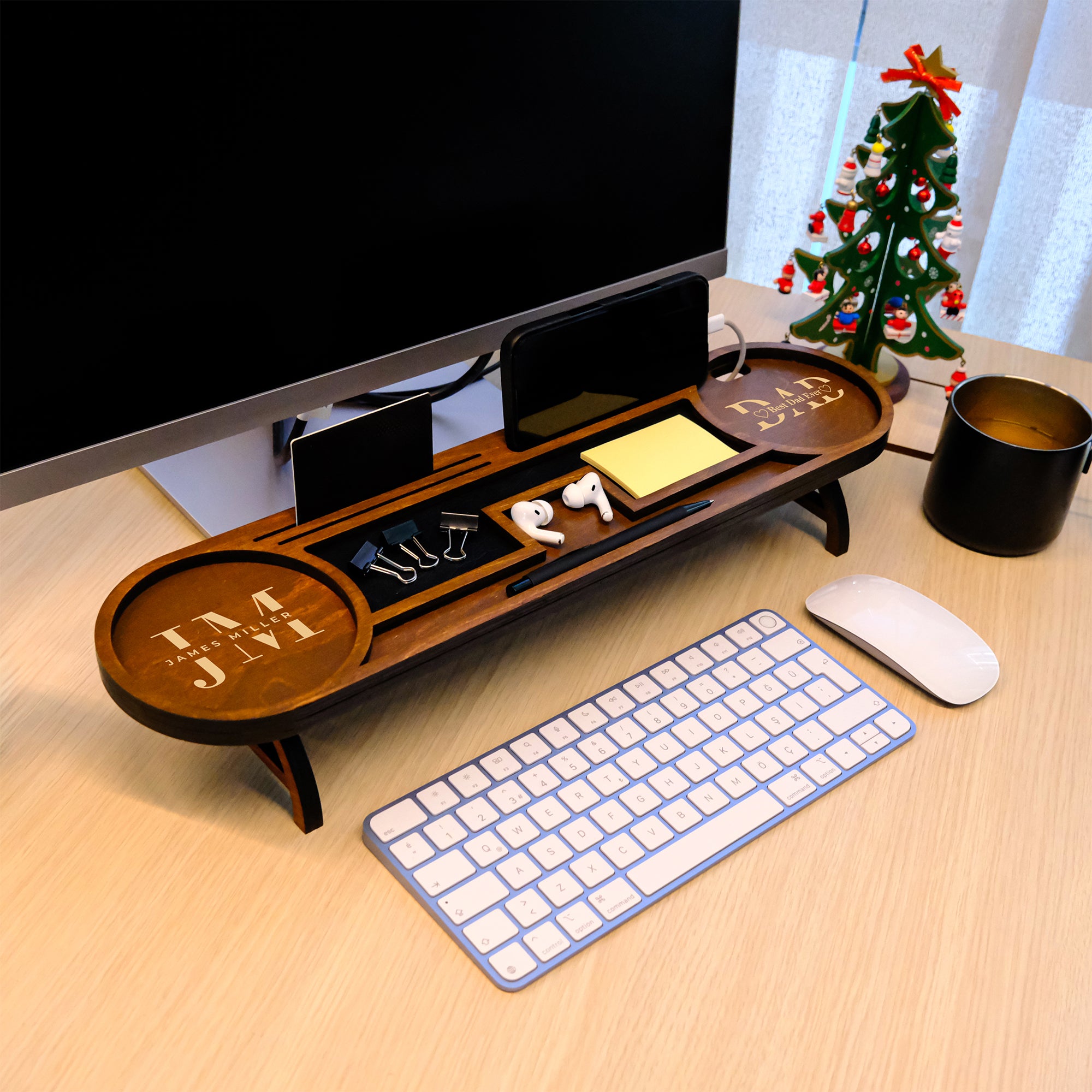 Individuelle Dockingstation aus Holz