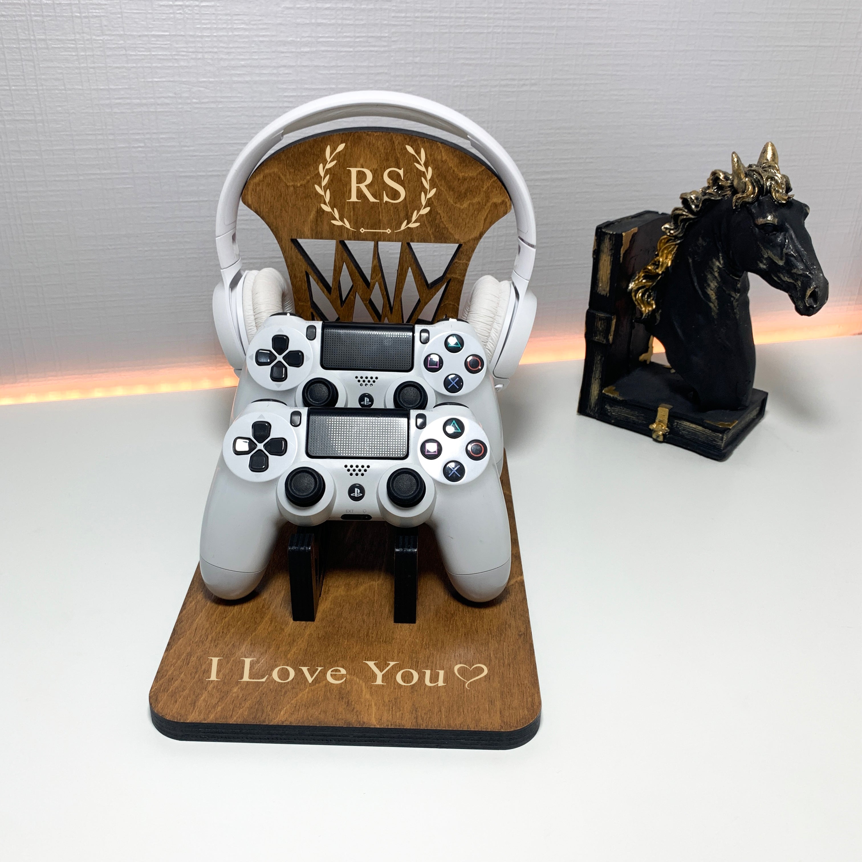 Support de contrôleur de jeu personnalisé / Support d’écouteurs, cadeaux d’anniversaire personnalisés pour lui