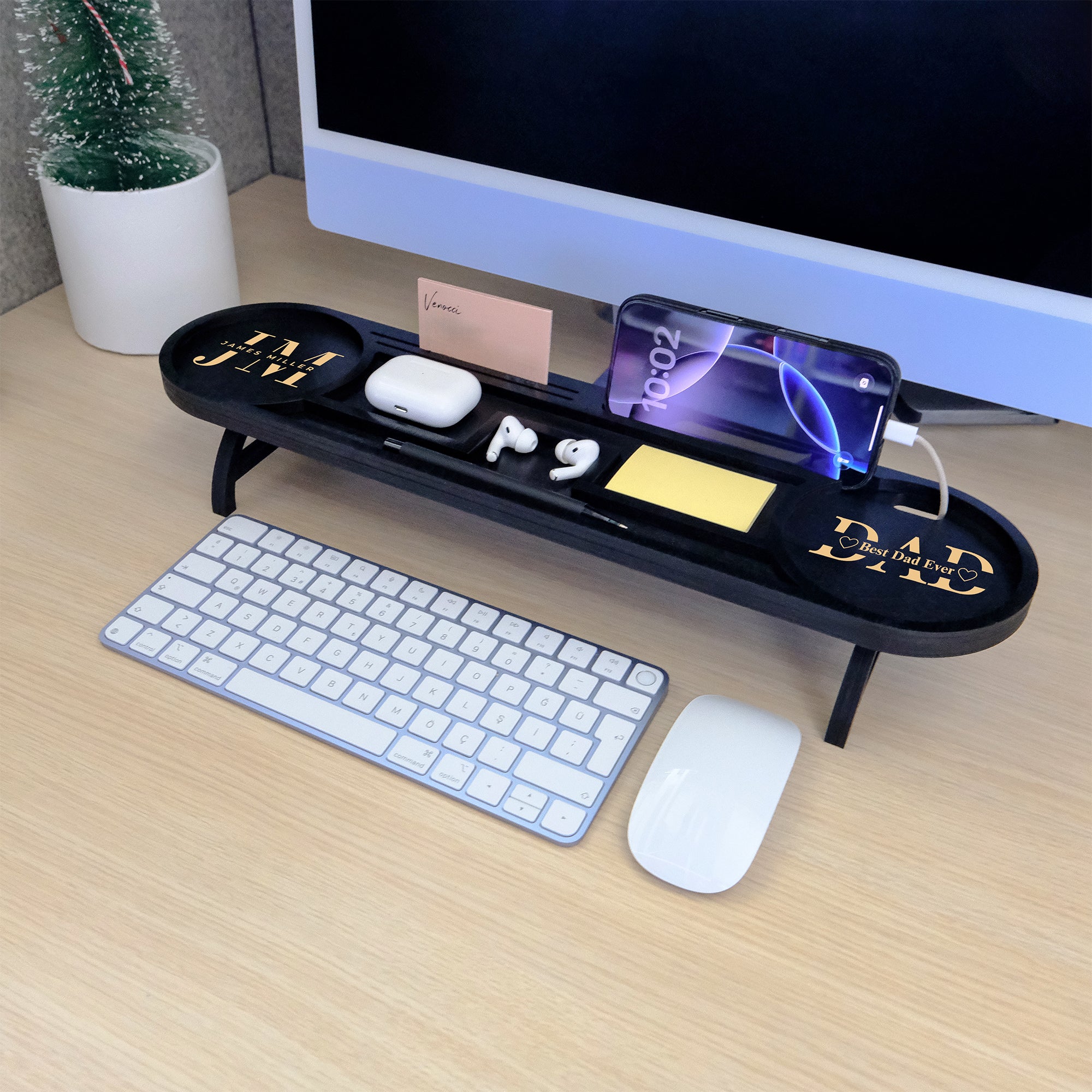 Individuelle Dockingstation aus Holz