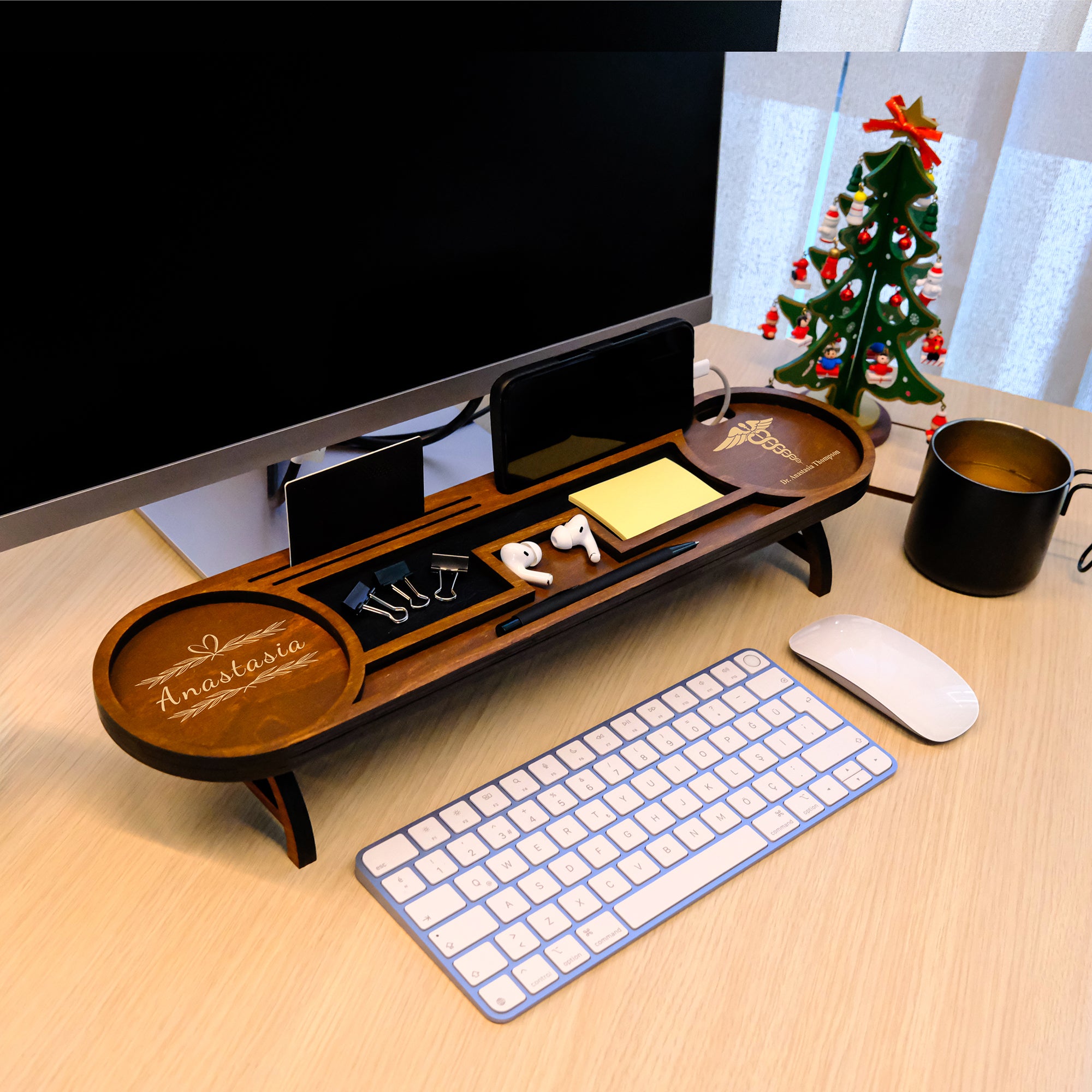 Individuelle Dockingstation aus Holz