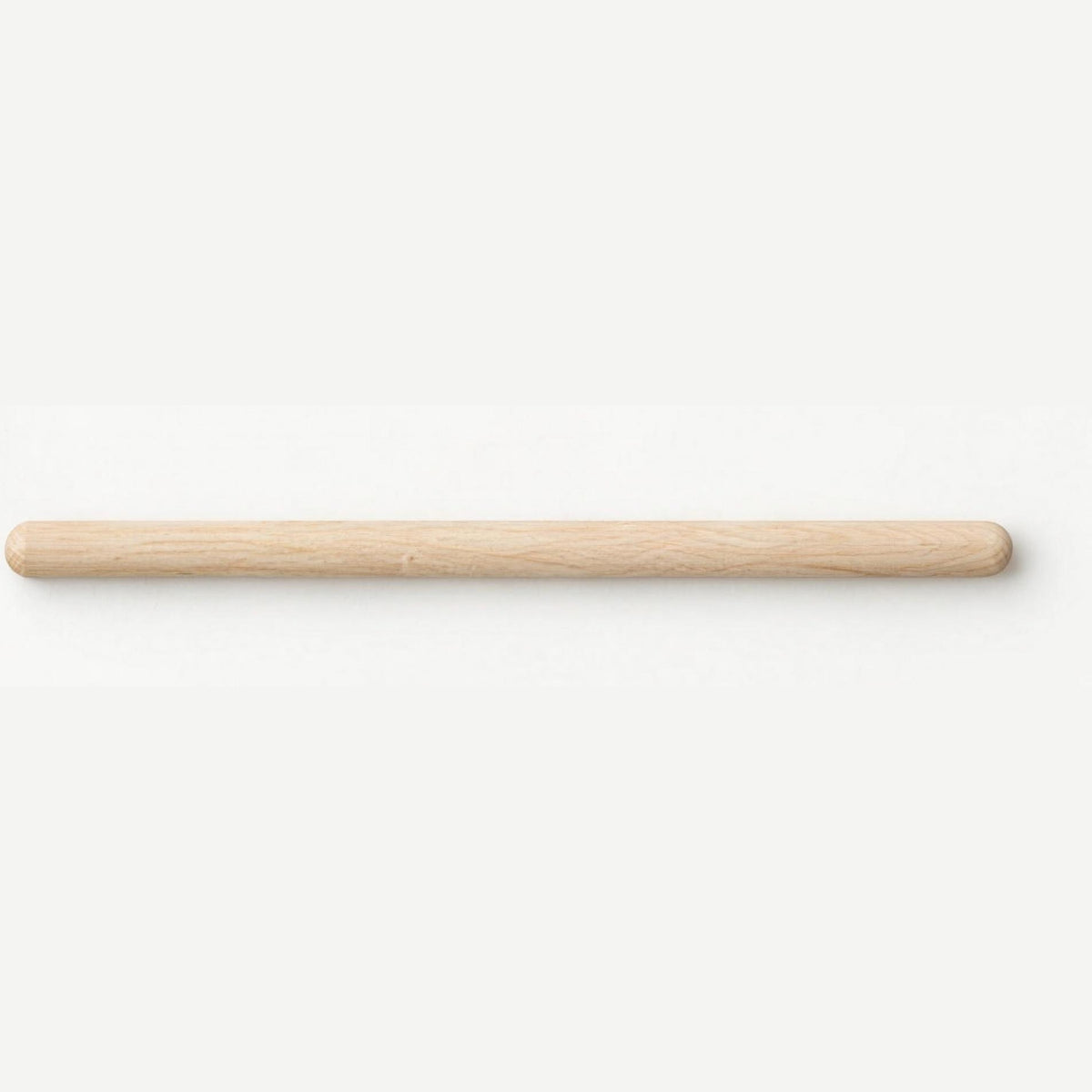 Round solid hornbeam bar with plain round ends