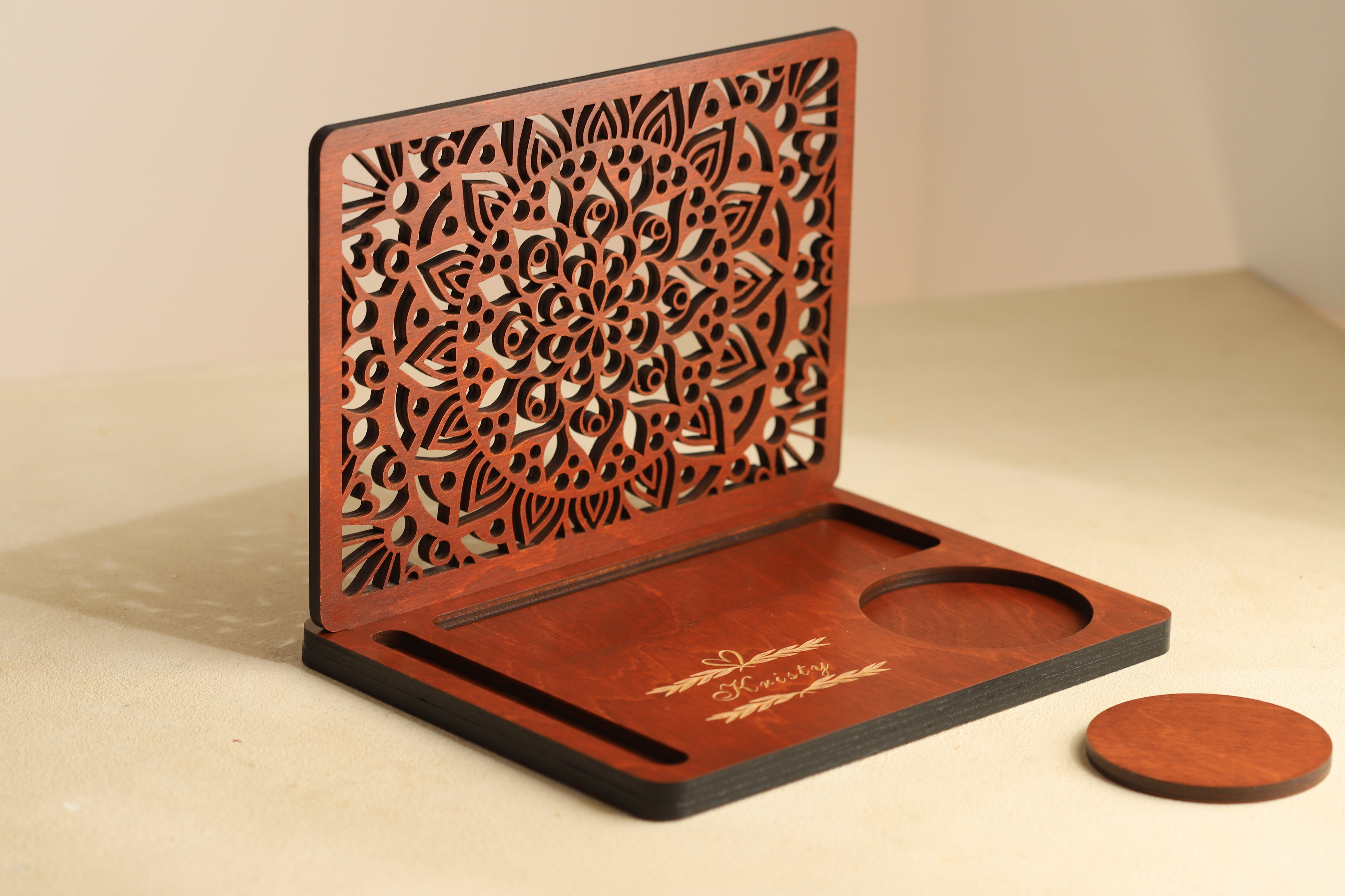 Personalized Wooden Book Stand Holder I Mother's day gift I Birthday Gifts for Wife I Mom Gift I Gifts for Women