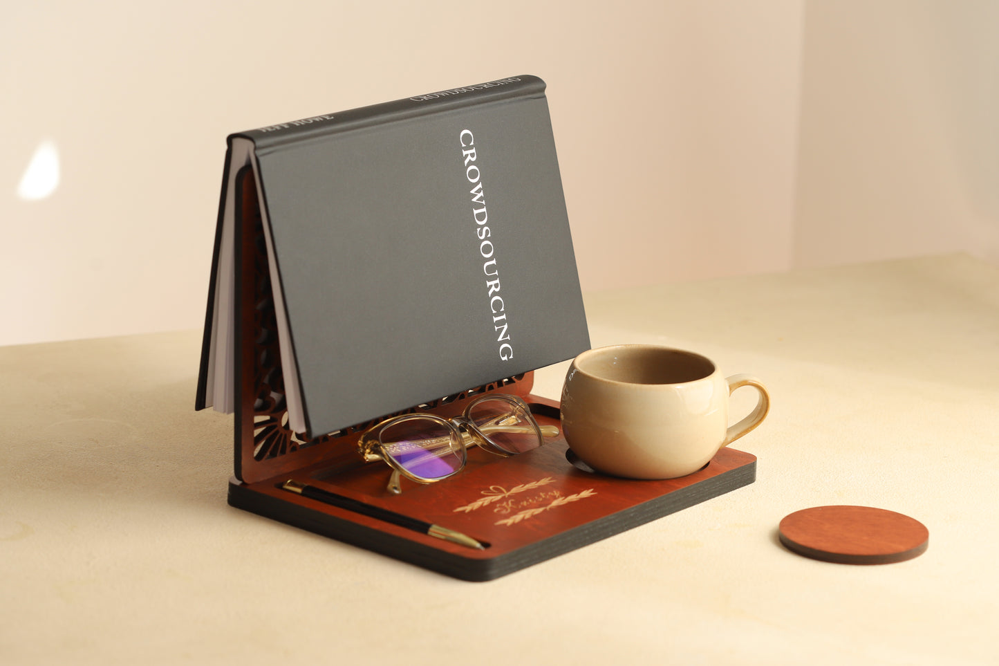 Personalized Wooden Book Stand Holder I Mother's day gift I Birthday Gifts for Wife I Mom Gift I Gifts for Women