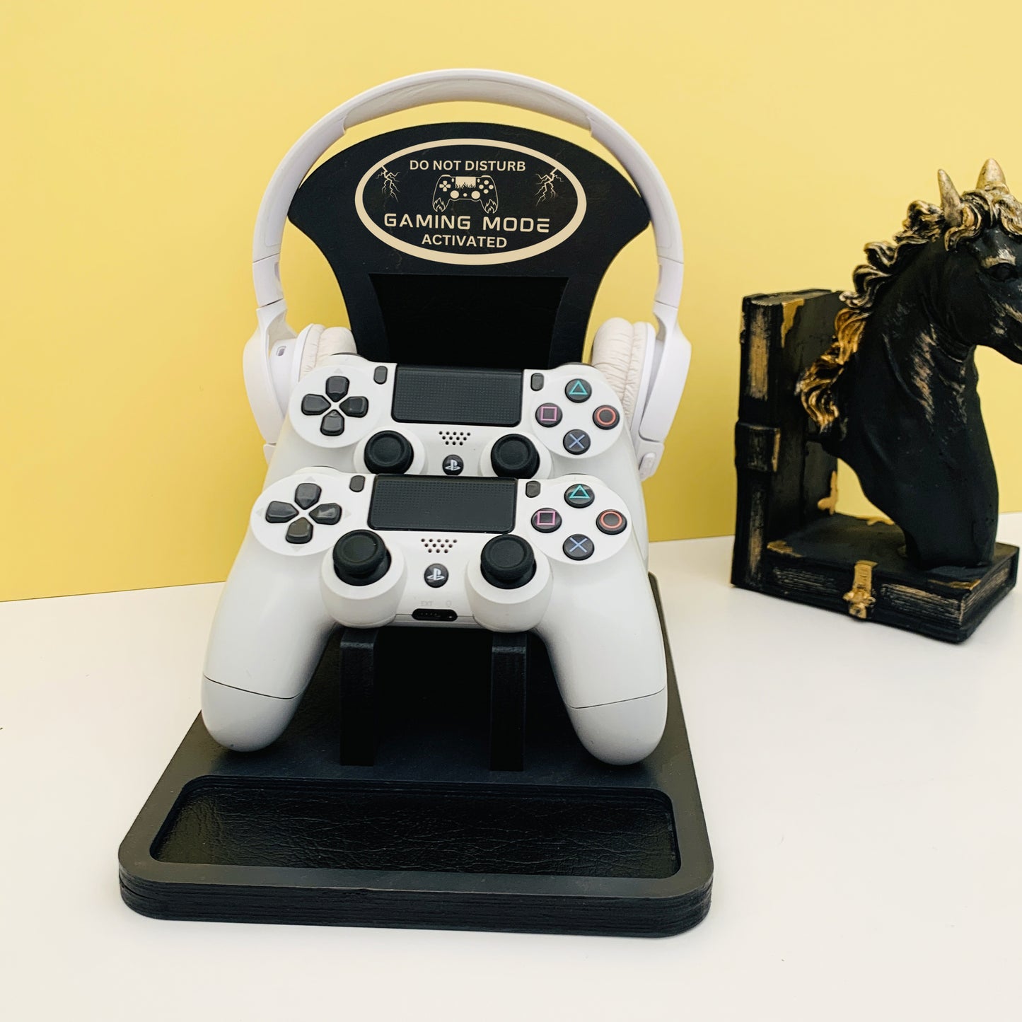Custom Controller Stand with headphone holder