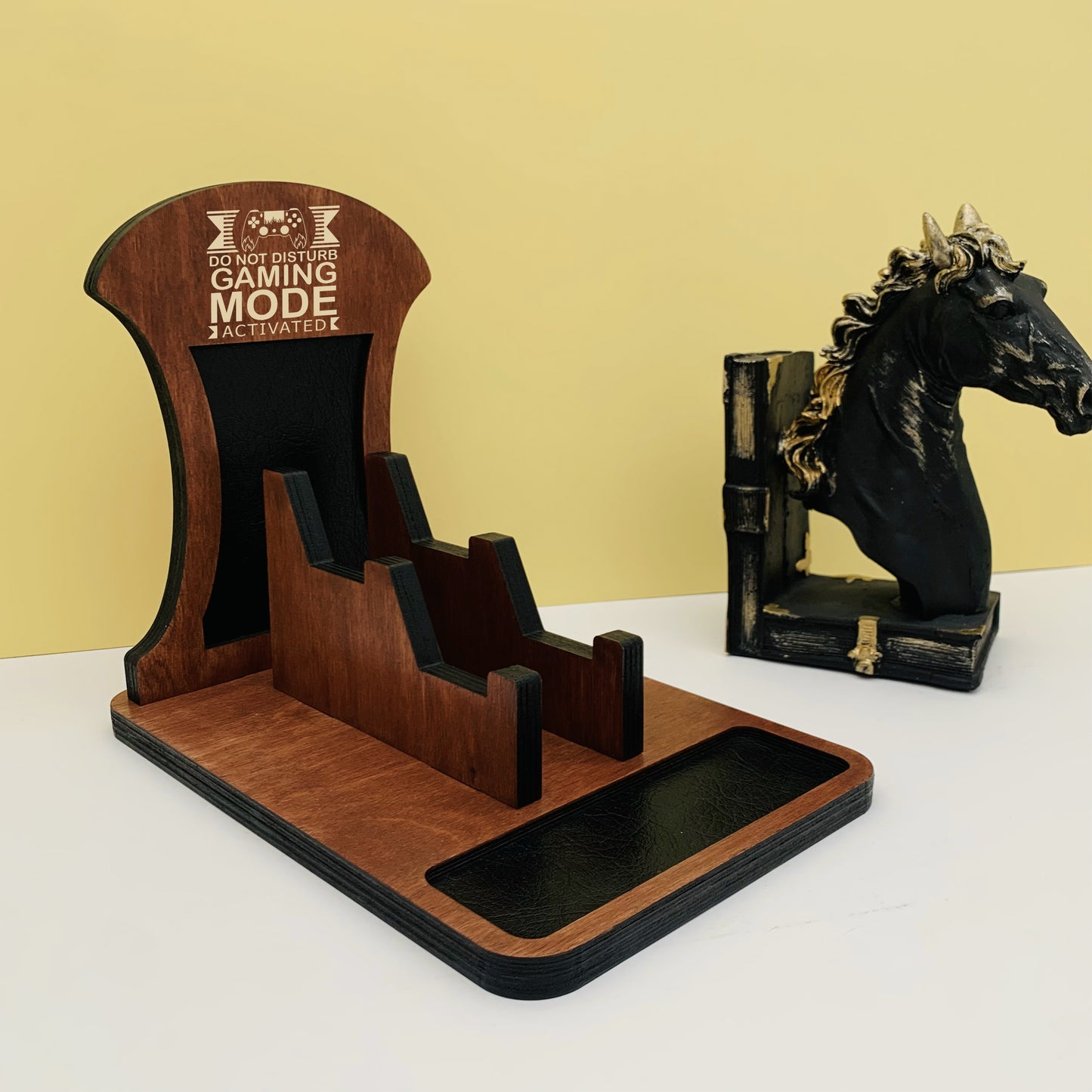 Custom Controller Stand with headphone holder