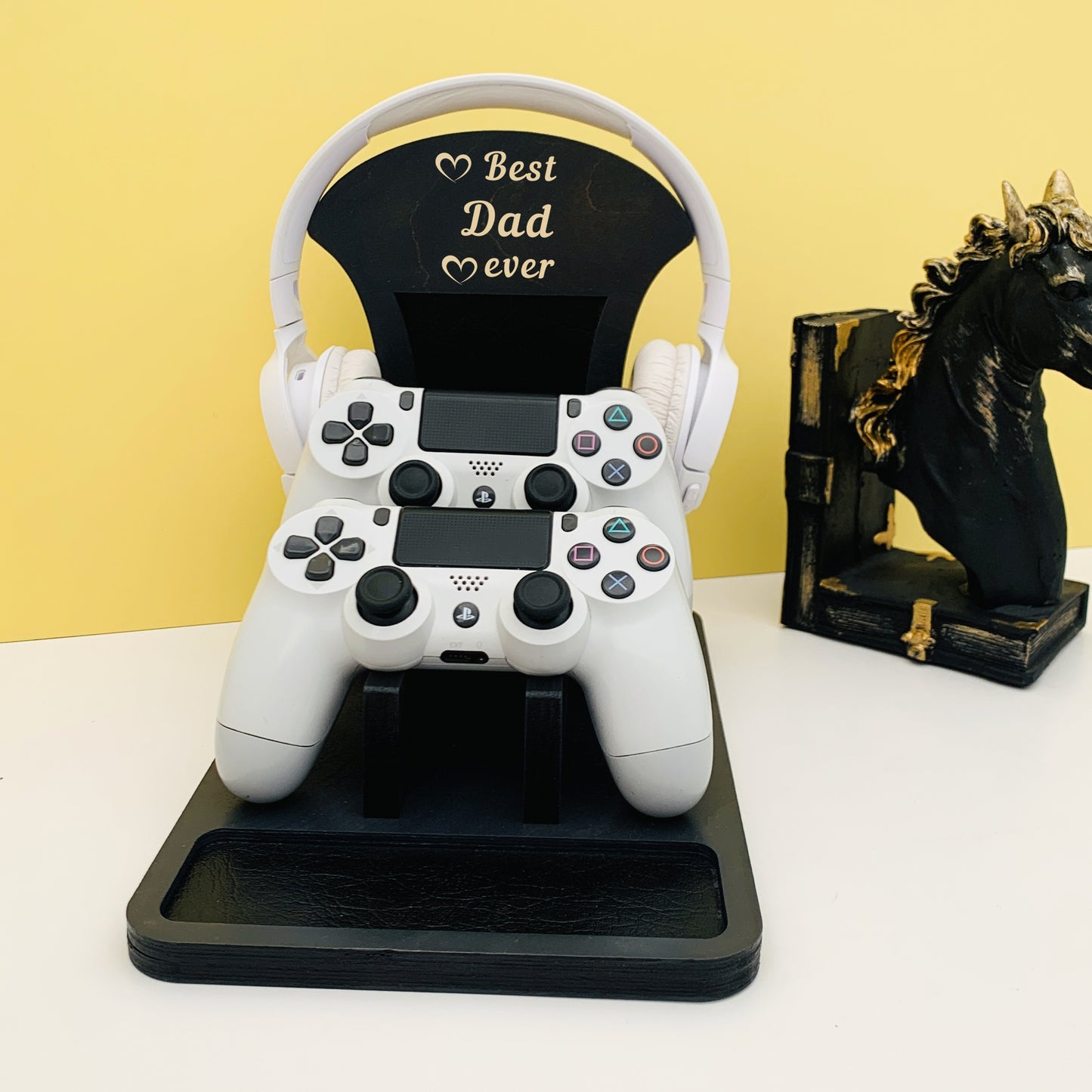Custom Controller Stand with headphone holder