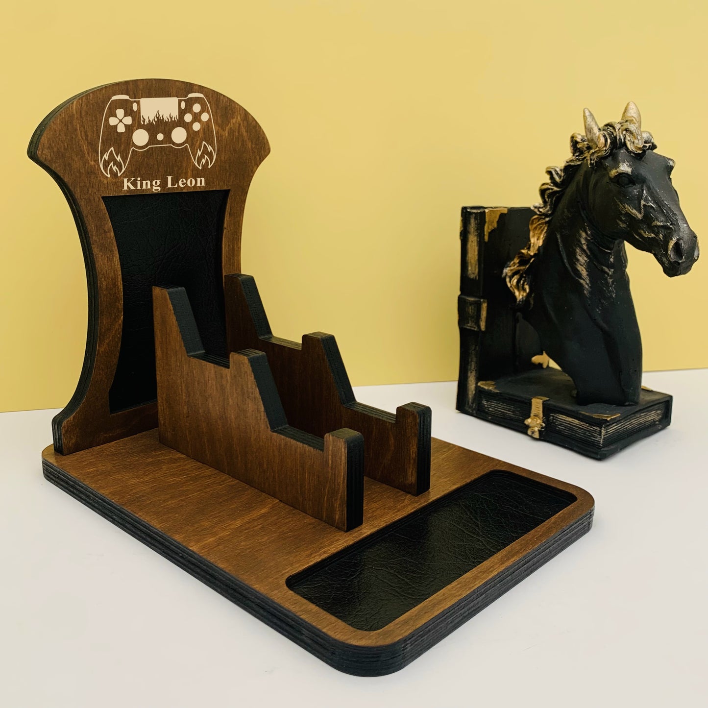 Custom Controller Stand with headphone holder