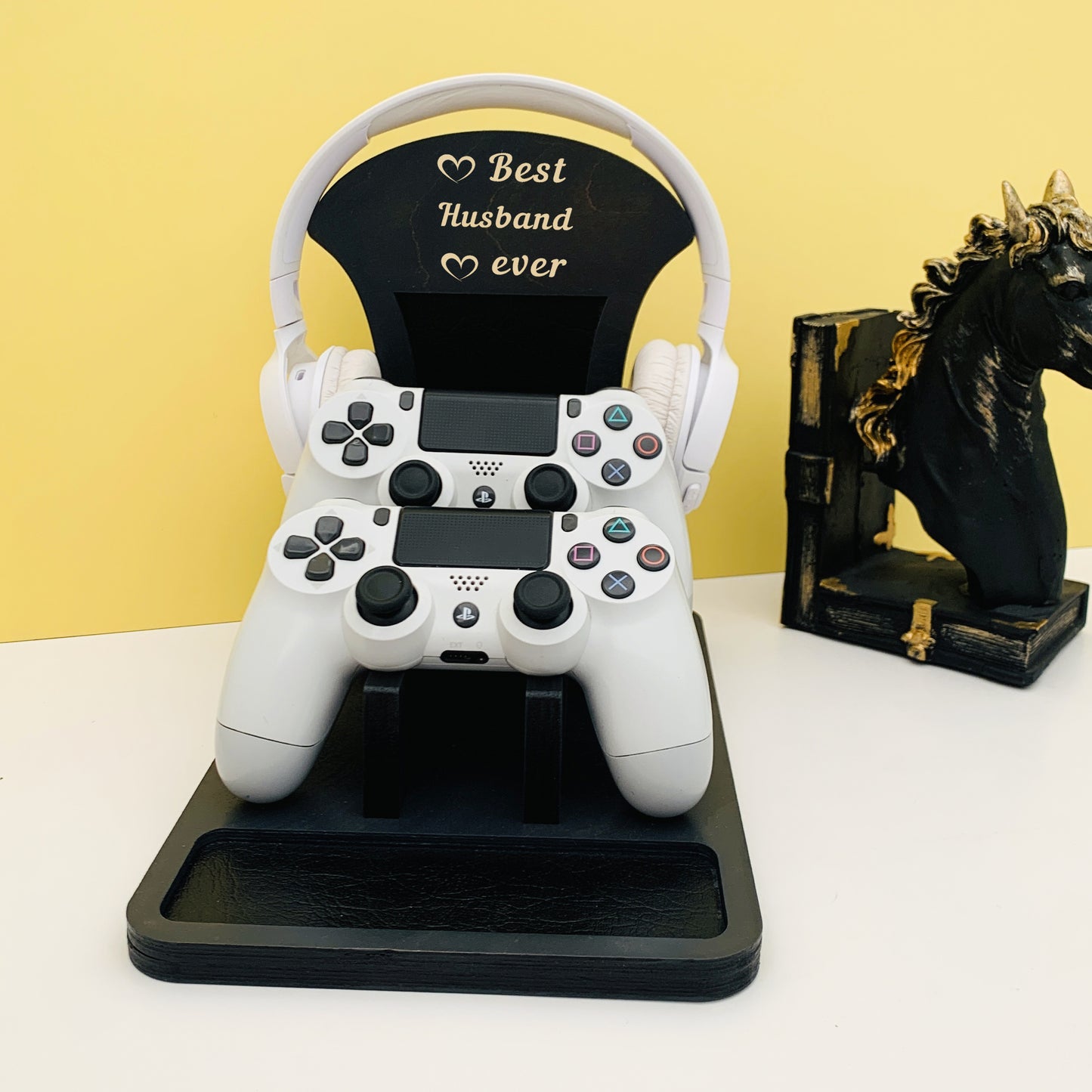 Custom Controller Stand with headphone holder