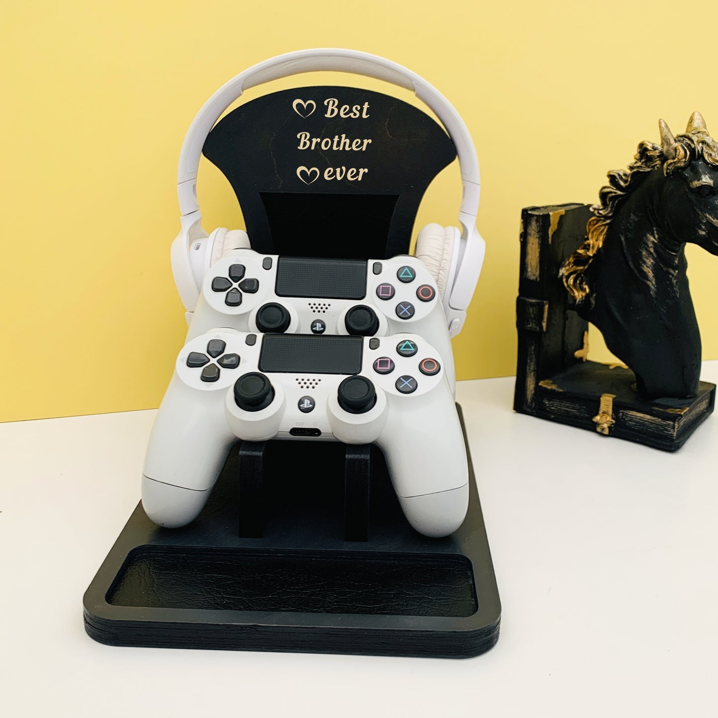 Custom Controller Stand with headphone holder