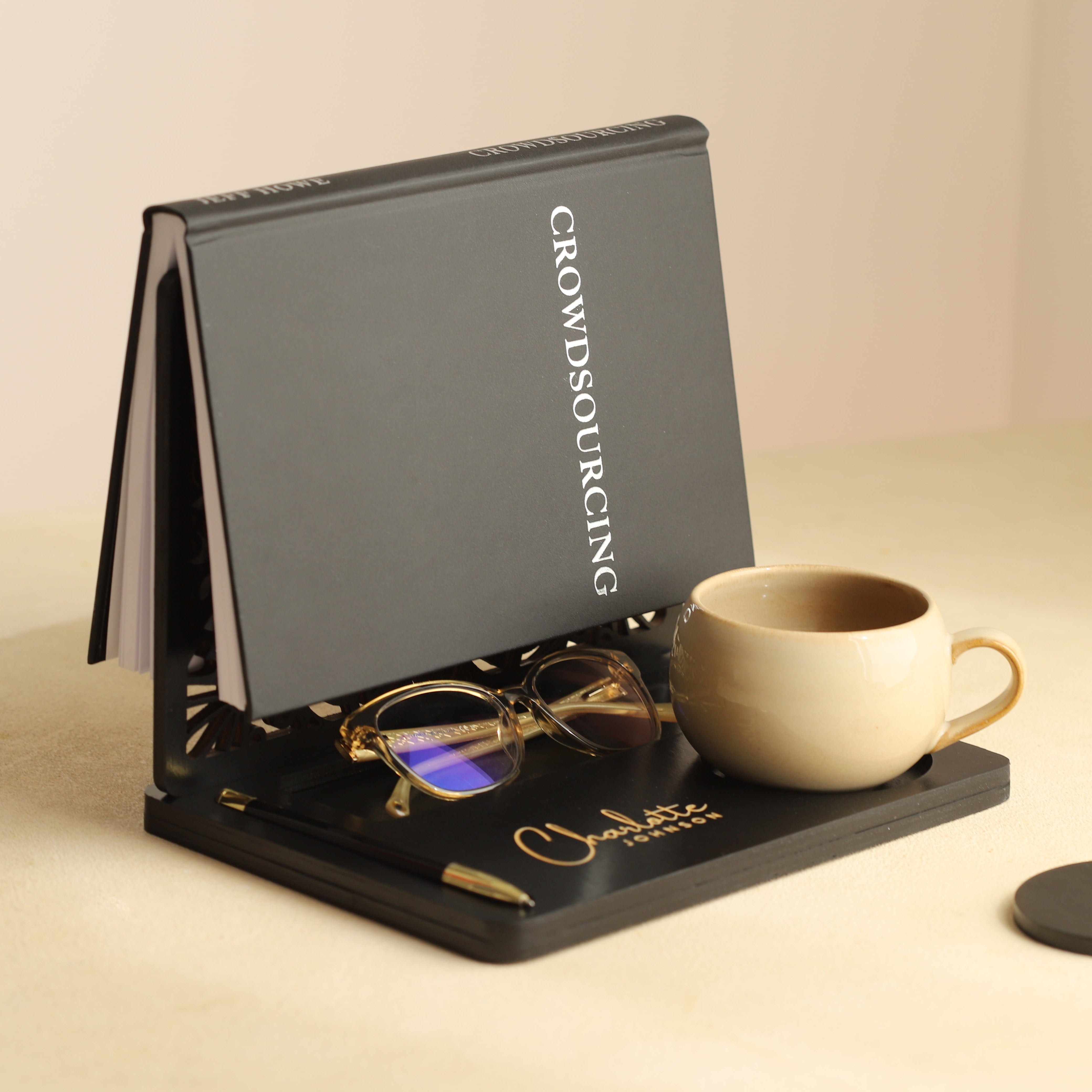 Personalized Wooden Book Stand Holder I Mother's day gift I Birthday Gifts for Wife I Mom Gift I Gifts for Women