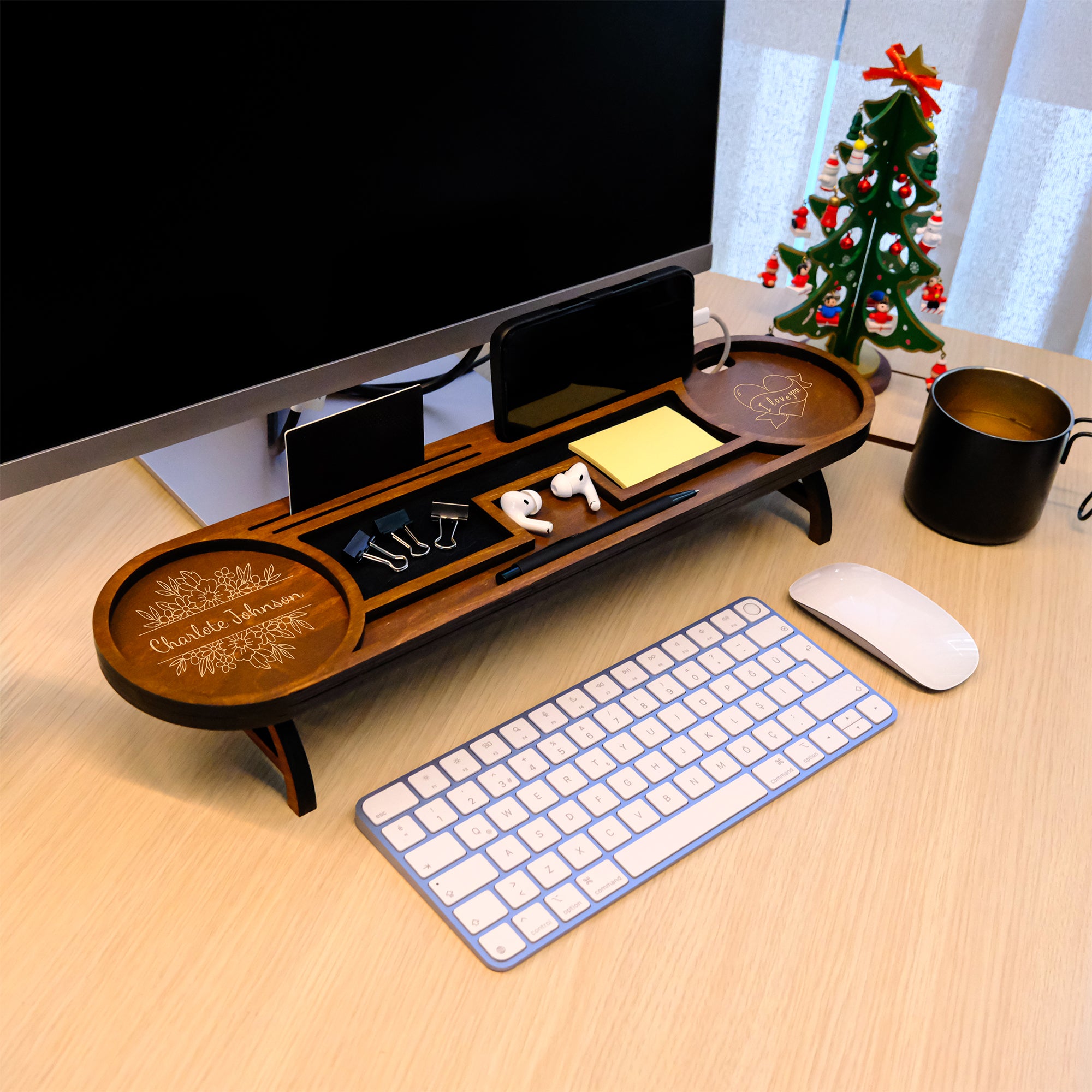 Individuelle Dockingstation aus Holz