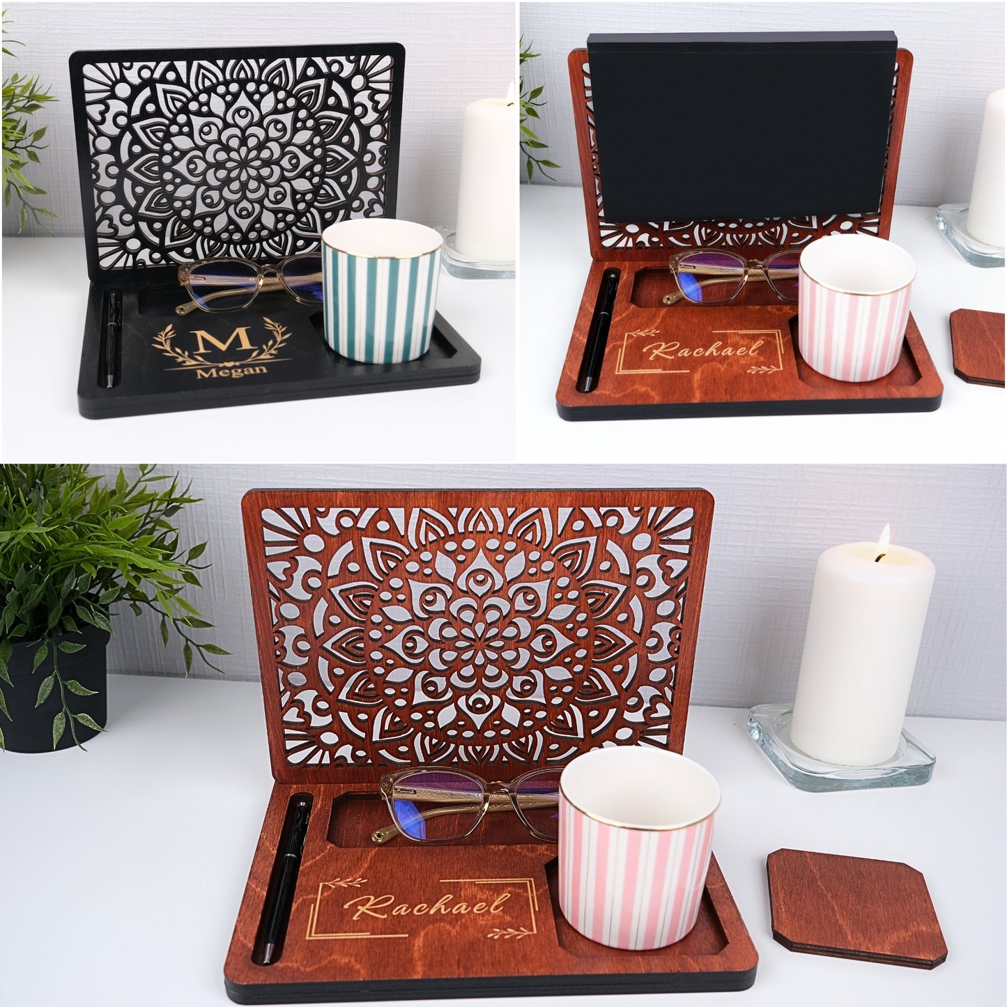 Personalized Wooden Book Stand Holder I Mother's day gift I  Birthday Gifts for Wife I Mom Gift I Gifts for Women
