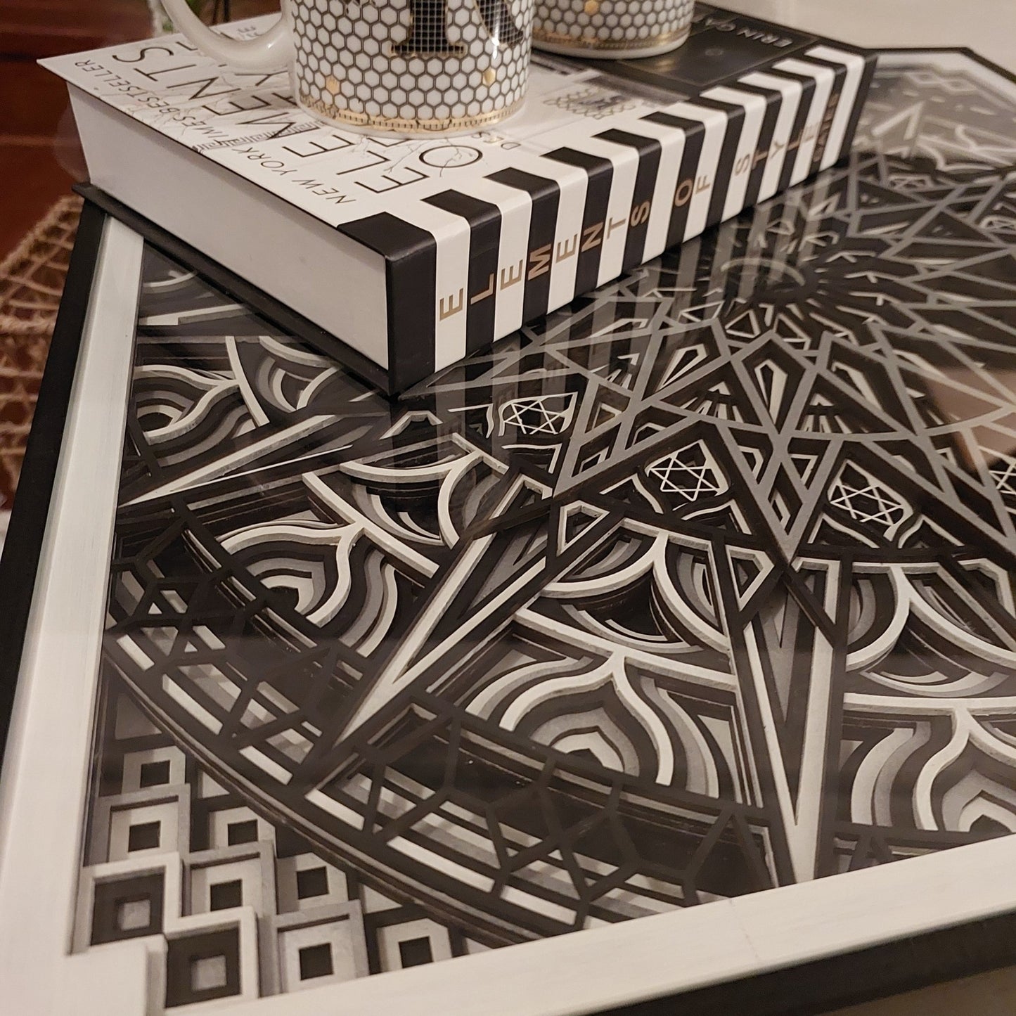 Table basse Luna_Rouge