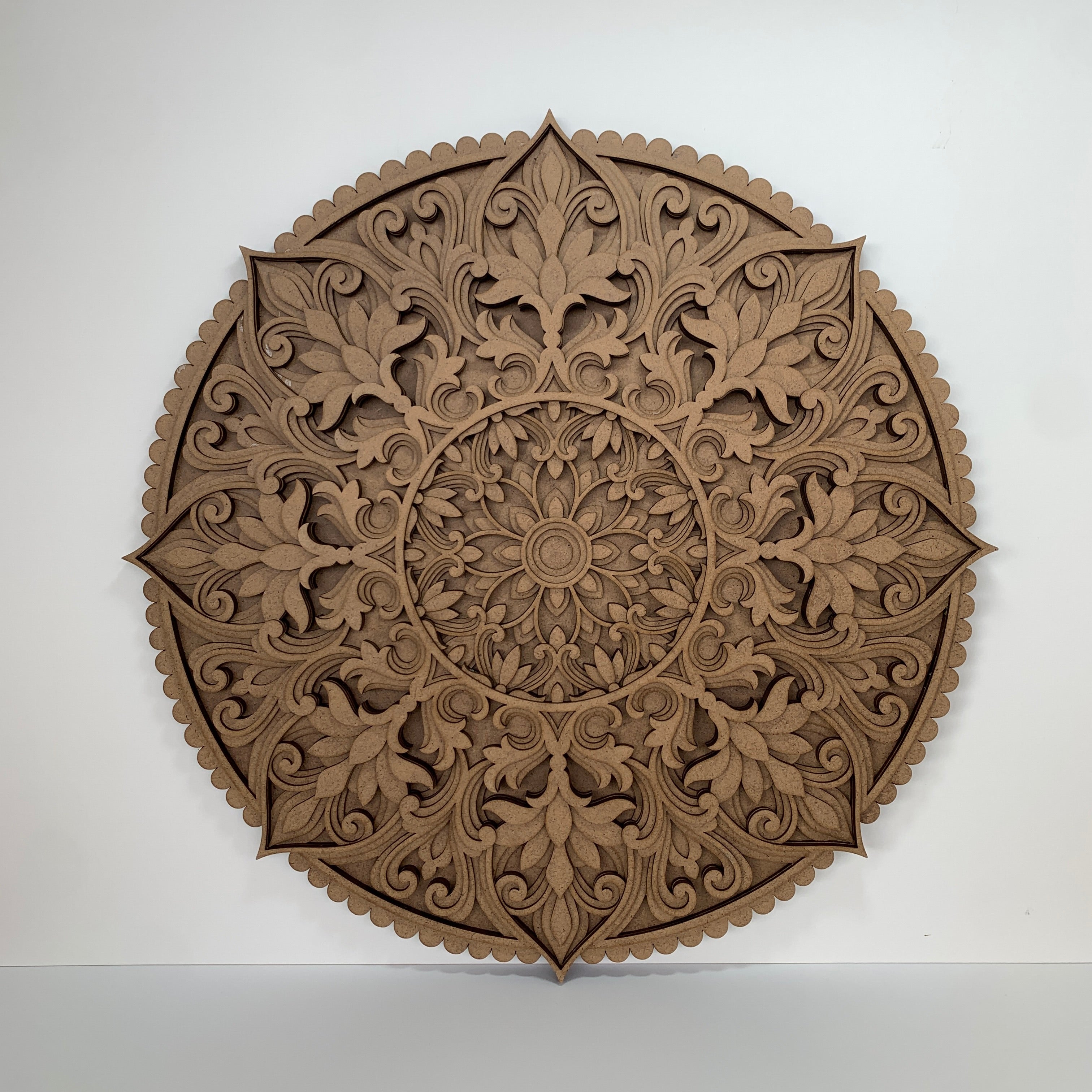 MANDALA WOOD Wall Decor, Sacred Geometry Art, Living Room Decor, Handcrafted Rustic Boho Home Accent, Mandala 3D Wood Art, New Home Gift