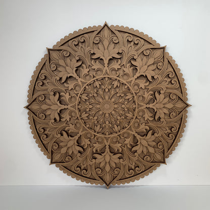 MANDALA WOOD Wall Decor, Sacred Geometry Art, Living Room Decor, Handcrafted Rustic Boho Home Accent, Mandala 3D Wood Art, New Home Gift