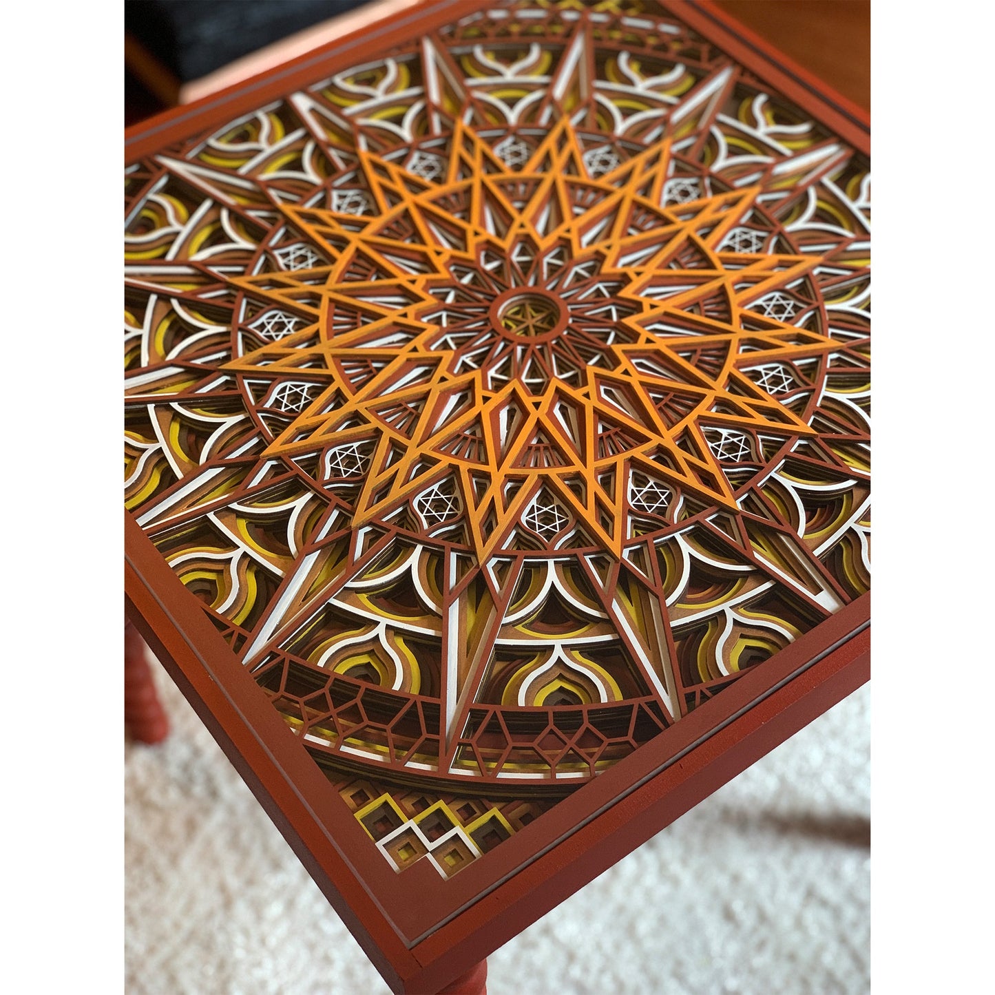 Table basse Luna_Rouge