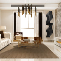 Parametric Wall Art | Vertical 3D Acoustic Panel | Large Wall Hangings | Vertical Wall sculpture | Wood Wall Décor | Living room decorations