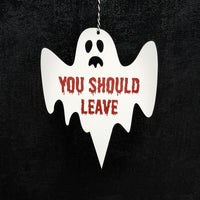 Custom Set of Halloween Decorations Ghost & Monster Decor, Outdoor and Indoor Waterproof Halloween Garden stakes, Hanging Signs, Fall Decor