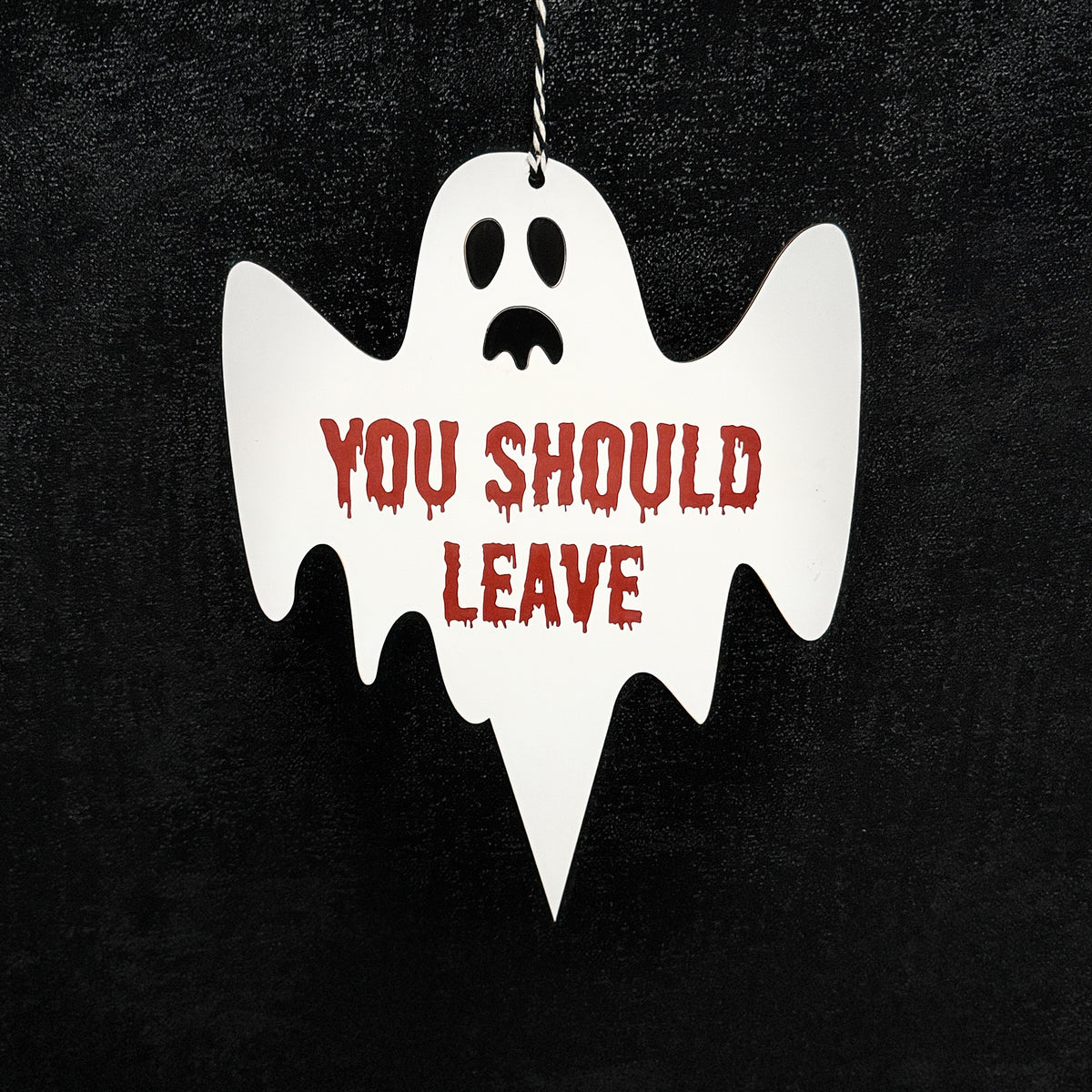 Custom Set of Halloween Decorations Ghost & Monster Decor, Outdoor and Indoor Waterproof Halloween Garden stakes, Hanging Signs, Fall Decor