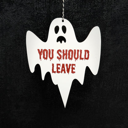 Custom Set of Halloween Decorations Ghost & Monster Decor, Outdoor and Indoor Waterproof Halloween Garden stakes, Hanging Signs, Fall Decor