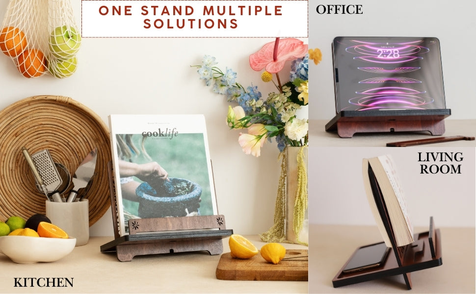 Personalized Book Reading Stand, Phone Stand and Tablet Holder, Birthday gift for wife, Birthday gifts for Women, Christmas gift for her, Mother's Day gift for Mom