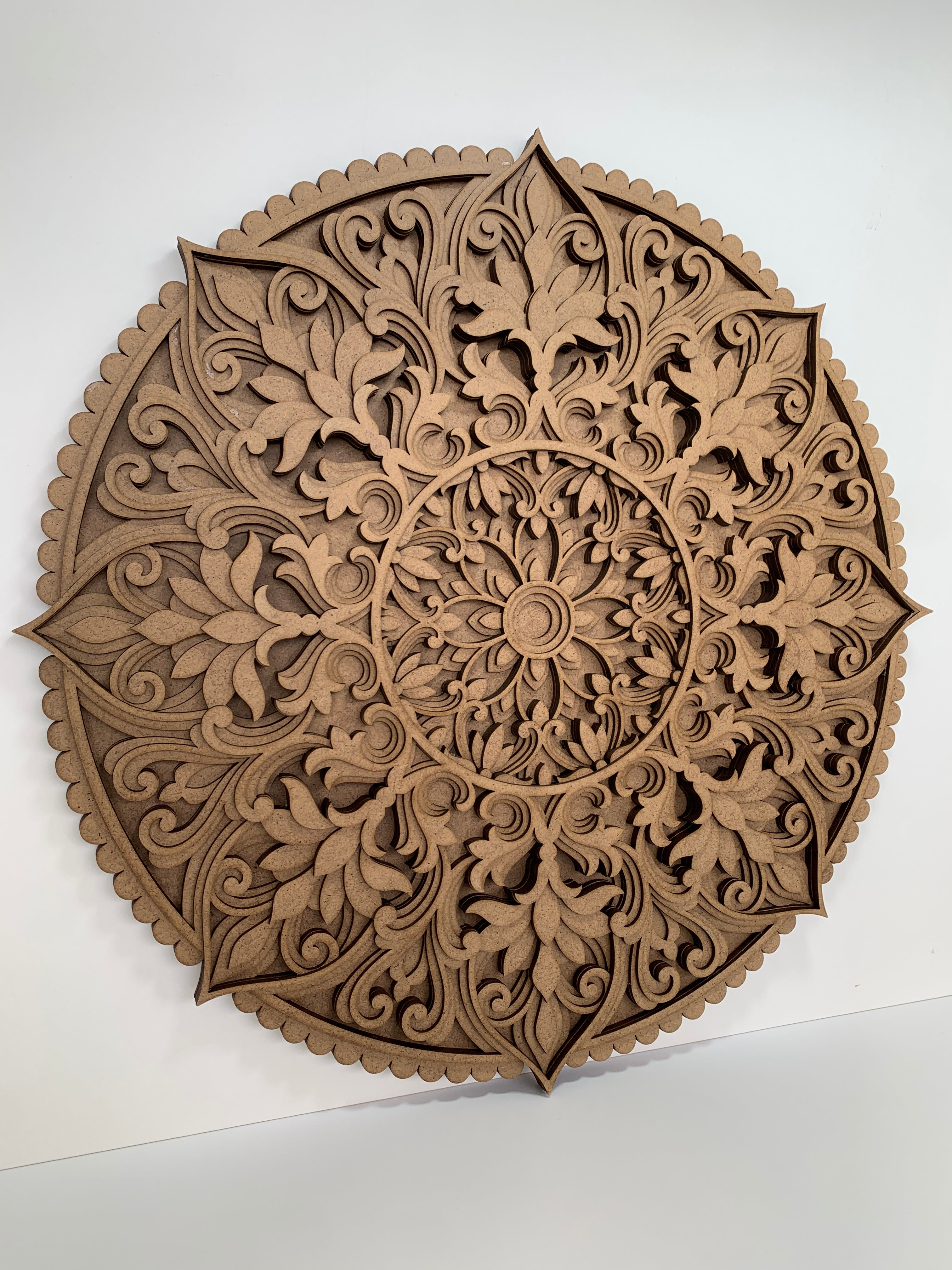 MANDALA WOOD Wall Decor, Sacred Geometry Art, Living Room Decor, Handcrafted Rustic Boho Home Accent, Mandala 3D Wood Art, New Home Gift