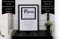 Custom Mothers Day Puzzle Sign for Mom| You are the Piece that holds us together | Personalized Heart-felt Birthday Gift for Mom, Mom Gift