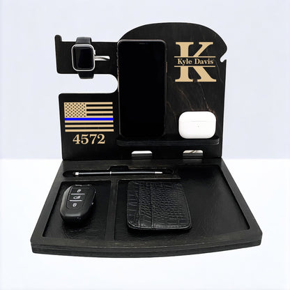 Individuelle Dockingstation aus Holz