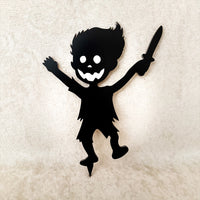 Custom Set of Halloween Decorations Ghost & Monster Decor, Outdoor and Indoor Waterproof Halloween Garden stakes, Hanging Signs, Fall Decor