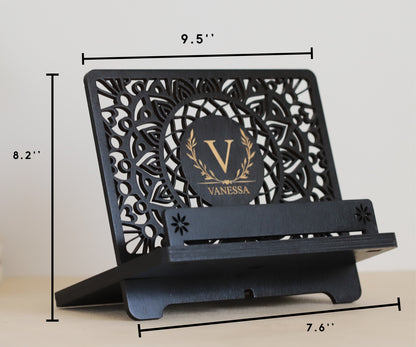 Personalized Book Reading Stand, Phone Stand and Tablet Holder, Birthday gift for wife, Birthday gifts for Women, Christmas gift for her, Mother's Day gift for Mom