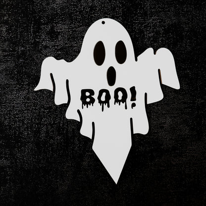 Custom Set of Halloween Decorations Ghost & Monster Decor, Outdoor and Indoor Waterproof Halloween Garden stakes, Hanging Signs, Fall Decor