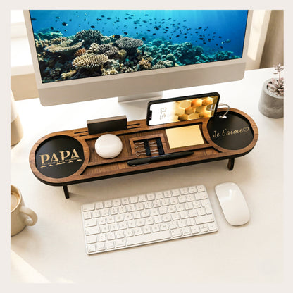 Personalized Corporate Gift – Custom Logo Desk Organizer