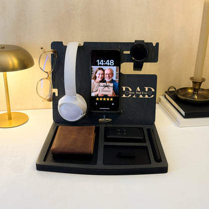 Personalized Doctor Docking Station & Desk Organizer – Gift for Doctors & Medical Students
