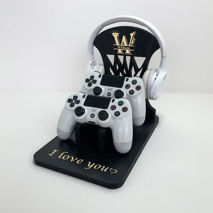 Support de contrôleur de jeu personnalisé / Support d’écouteurs, cadeaux d’anniversaire personnalisés pour lui
