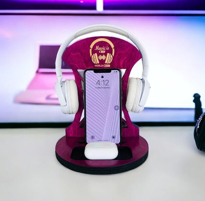 Support de casque personnalisé pour les mélomanes
