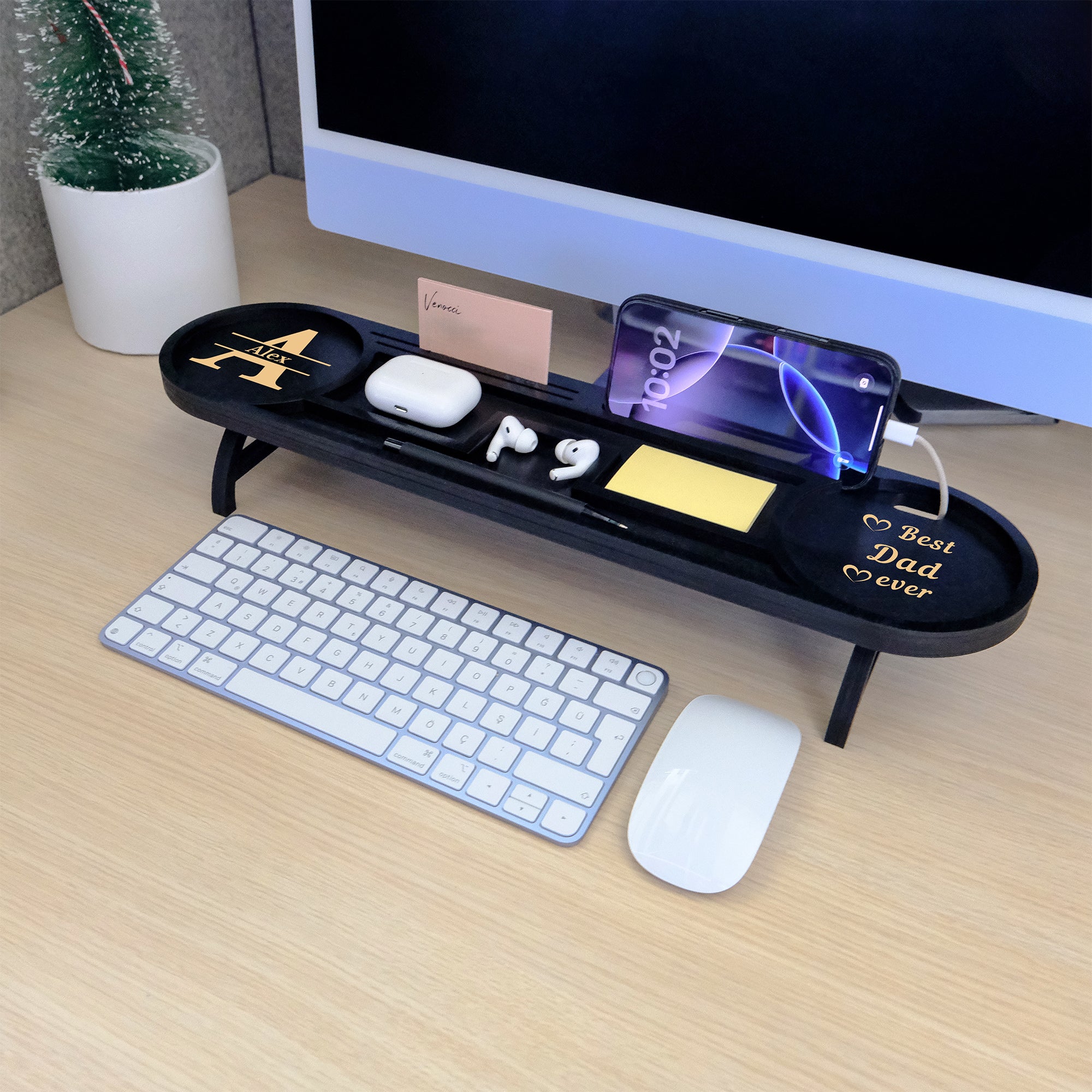 Individuelle Dockingstation aus Holz