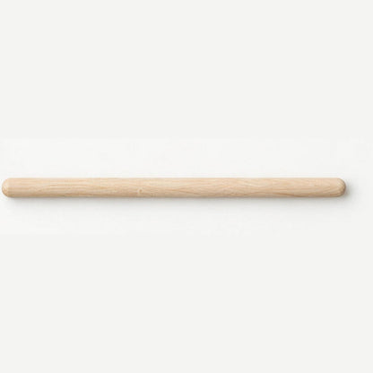 Round solid hornbeam bar with plain round ends