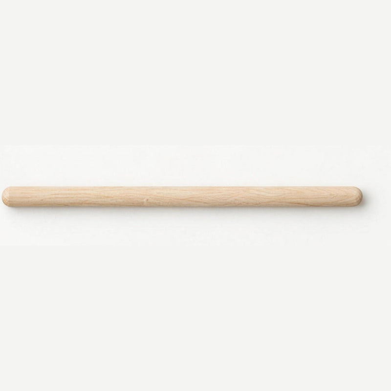 Round solid hornbeam bar with plain round ends
