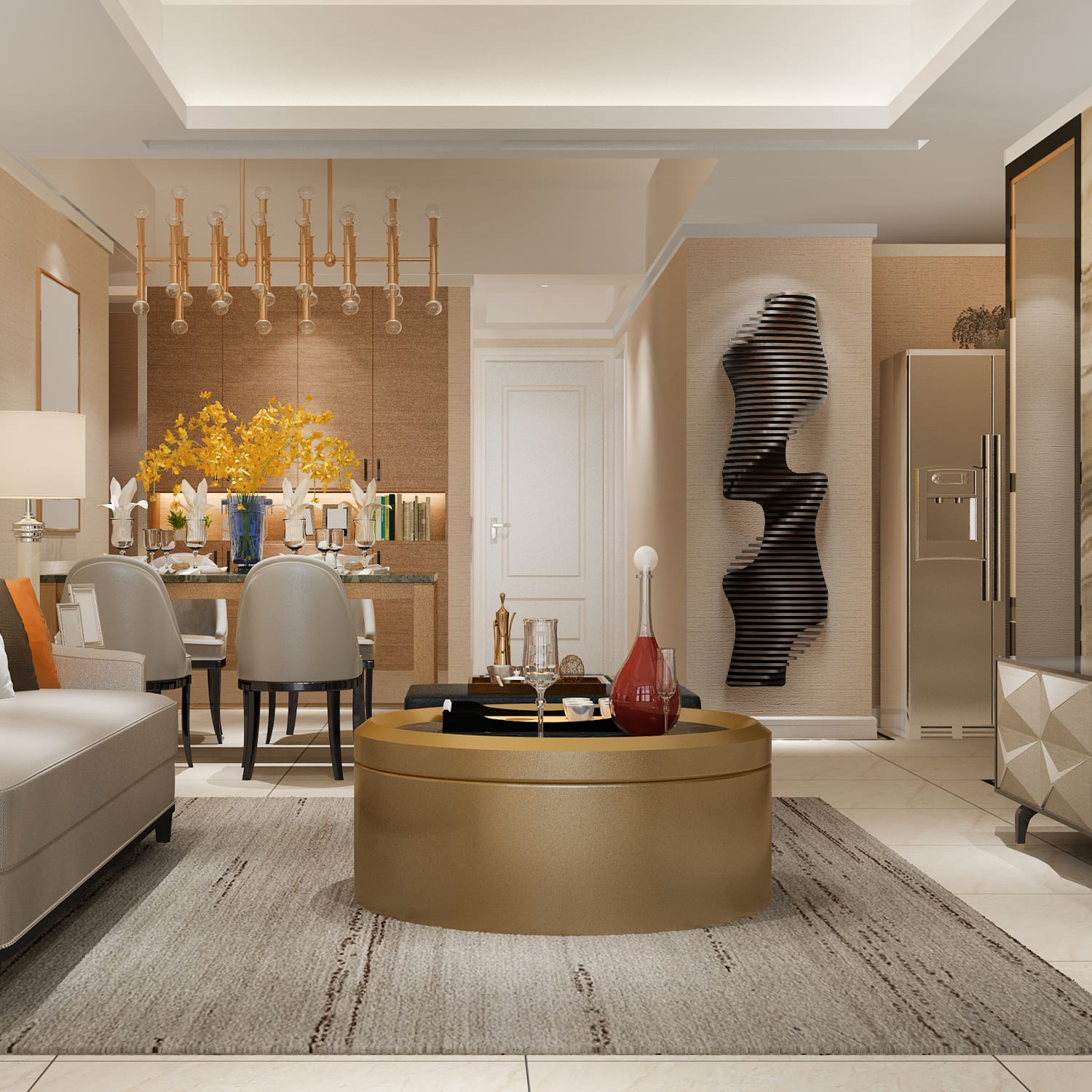 Parametric Wall Art | Vertical 3D Acoustic Panel | Large Wall Hangings | Vertical Wall sculpture | Wood Wall Décor | Living room decorations