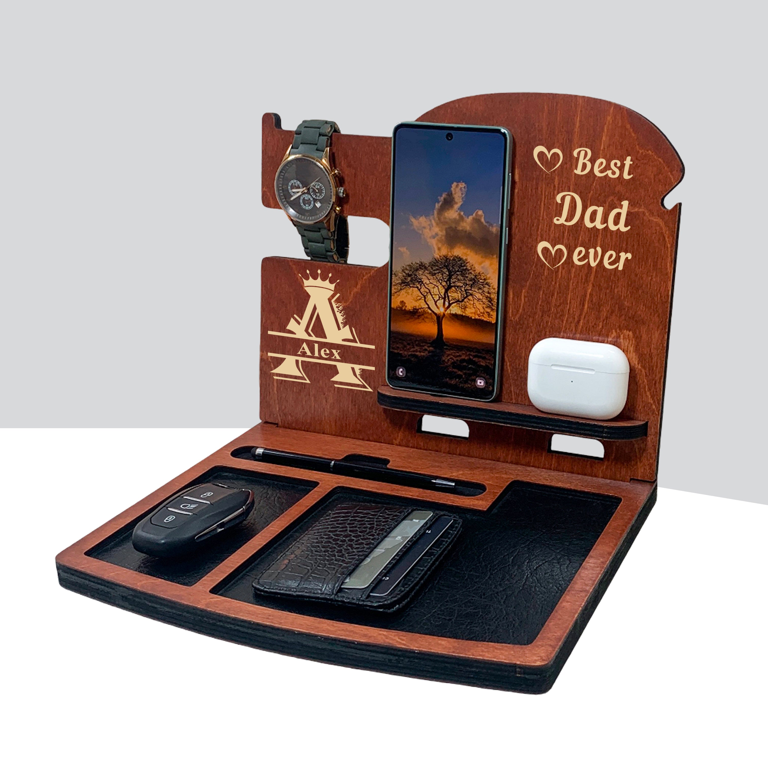 Individuelle Dockingstation aus Holz